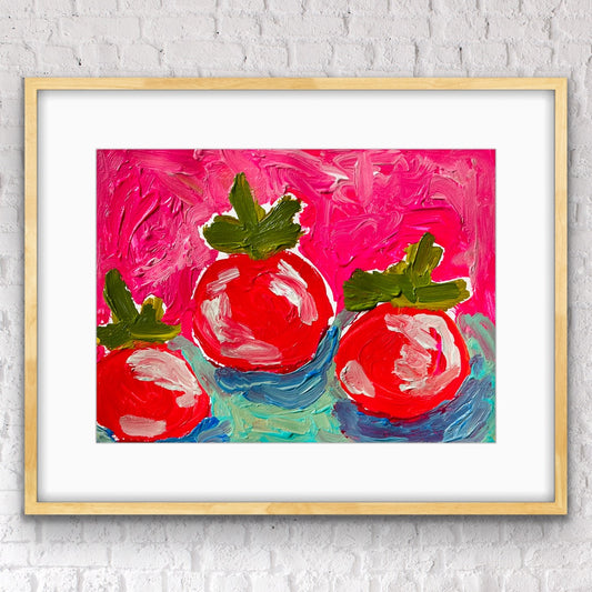 “Tomato Tomato” FRAMED original painting