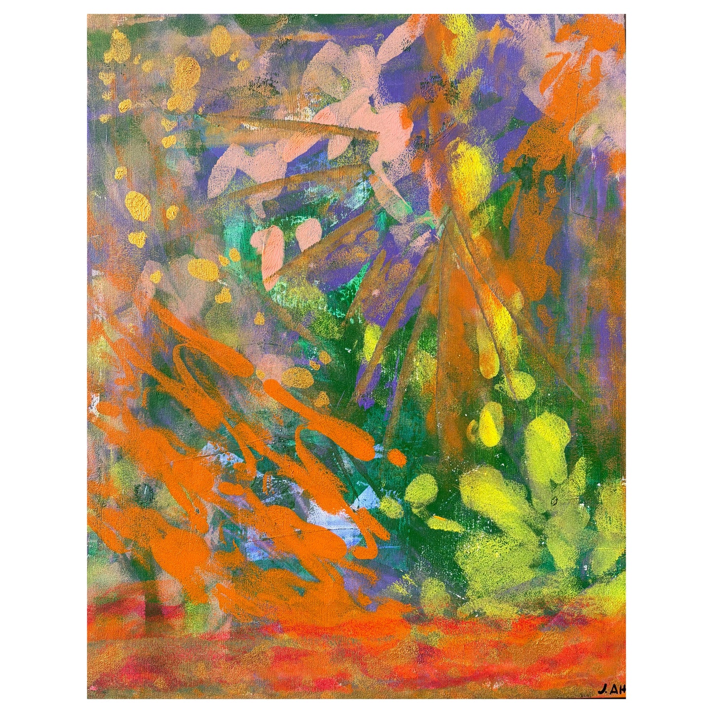 “HEARTBURST” Original Painting on canvas