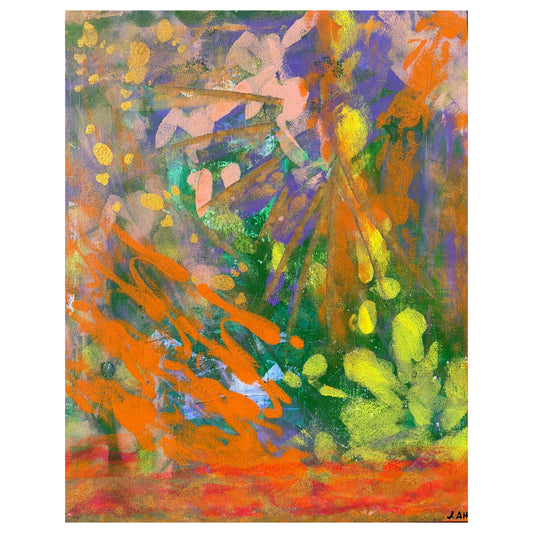 “HEARTBURST” Original Painting on canvas