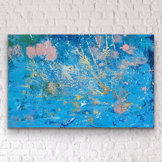 “Dive Right In” original painting on paper