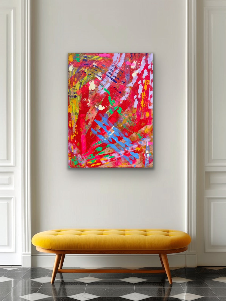 “There is Magic Here” original painting on gallery wrapped canvas