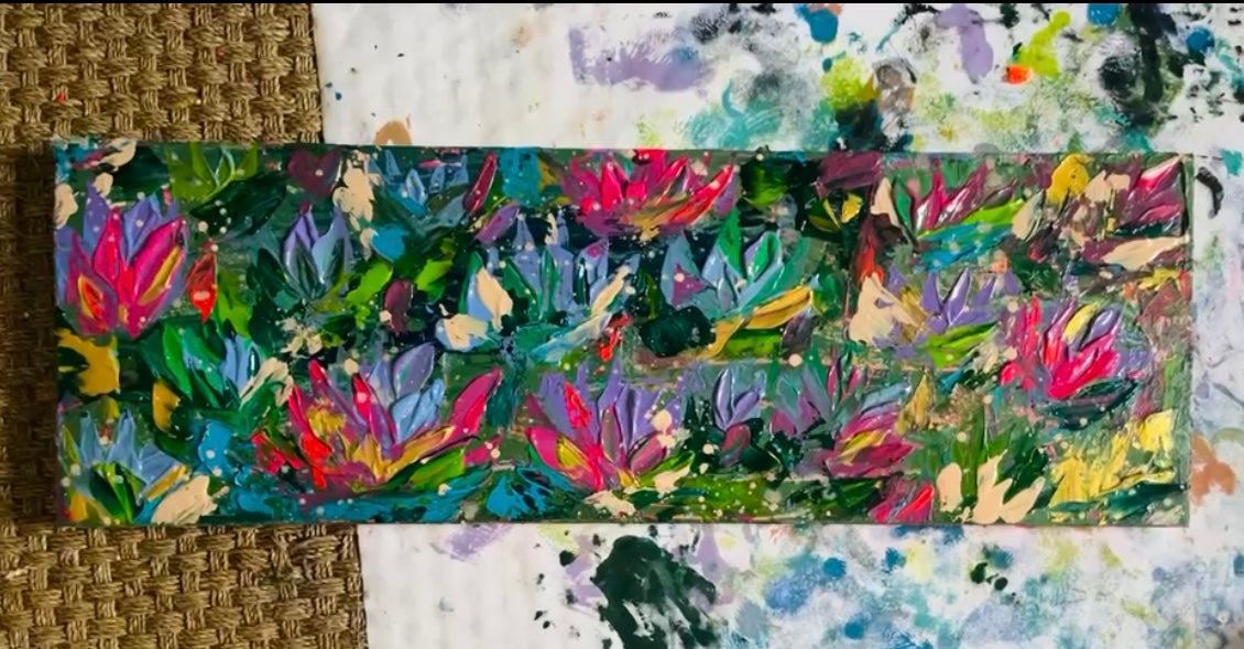 “Gather” Original painting on gallery wrapped canvas