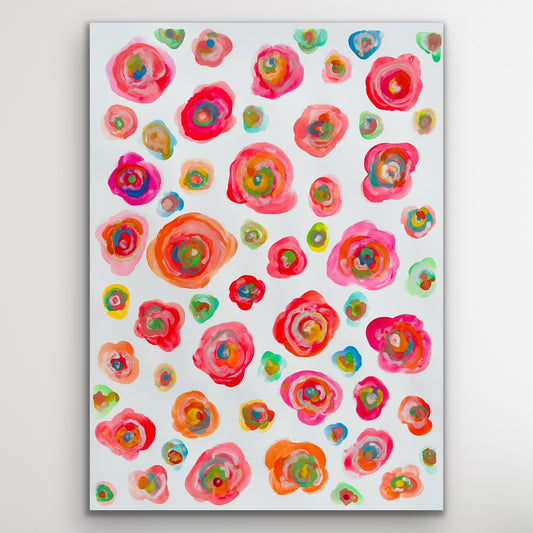 “Winter Dreams of Spring” original painting on paper