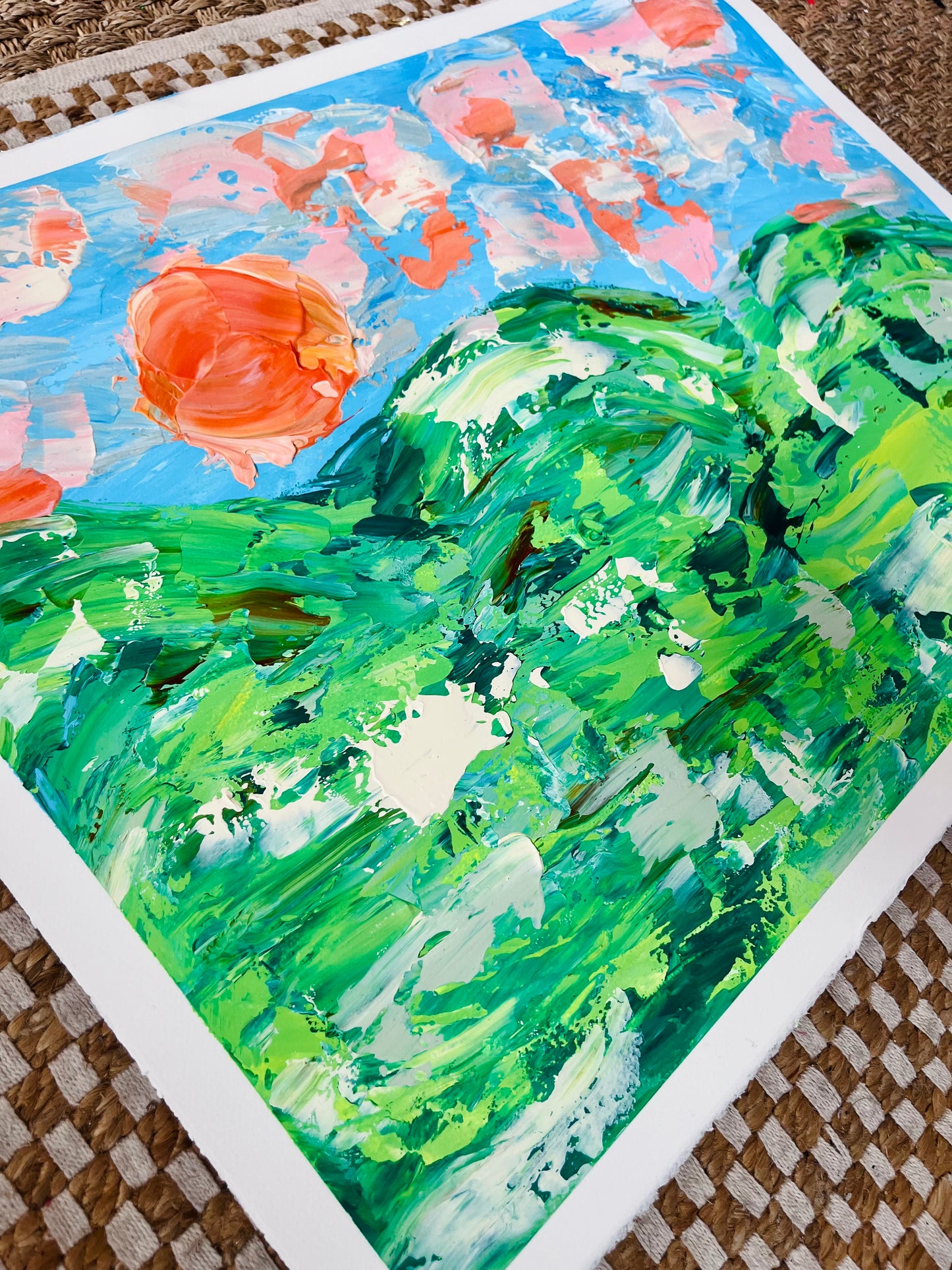 “Hold the Faith” original painting on paper (unframed)