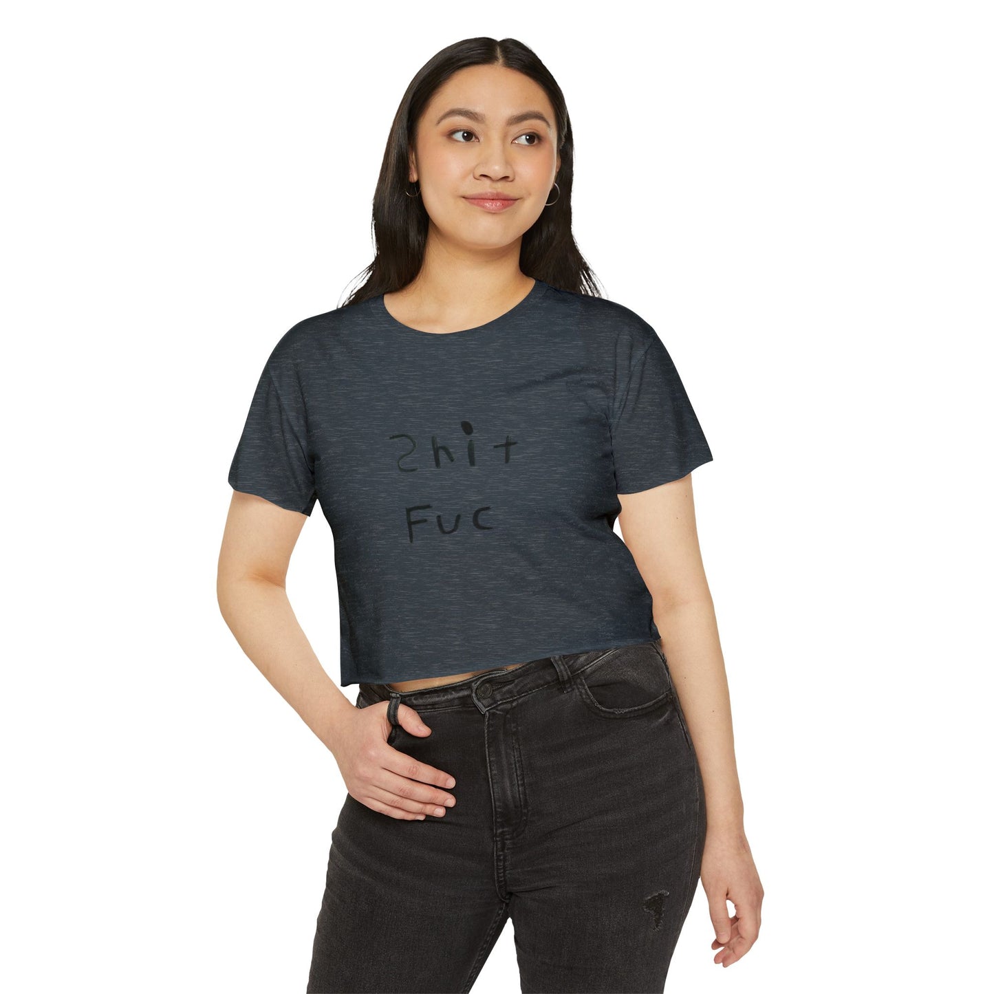 Shit Fuc Women's Festival Crop Top