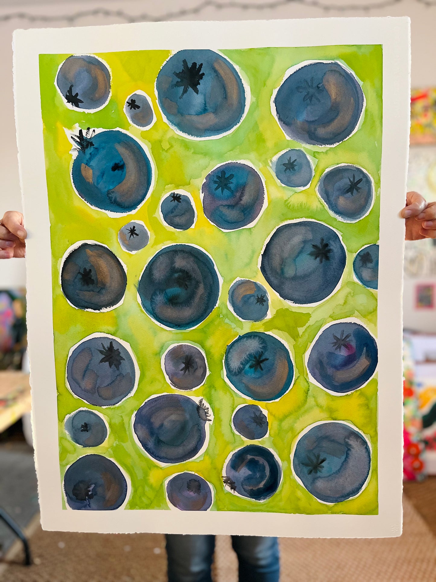 “Larger than Life” original watercolor on paper