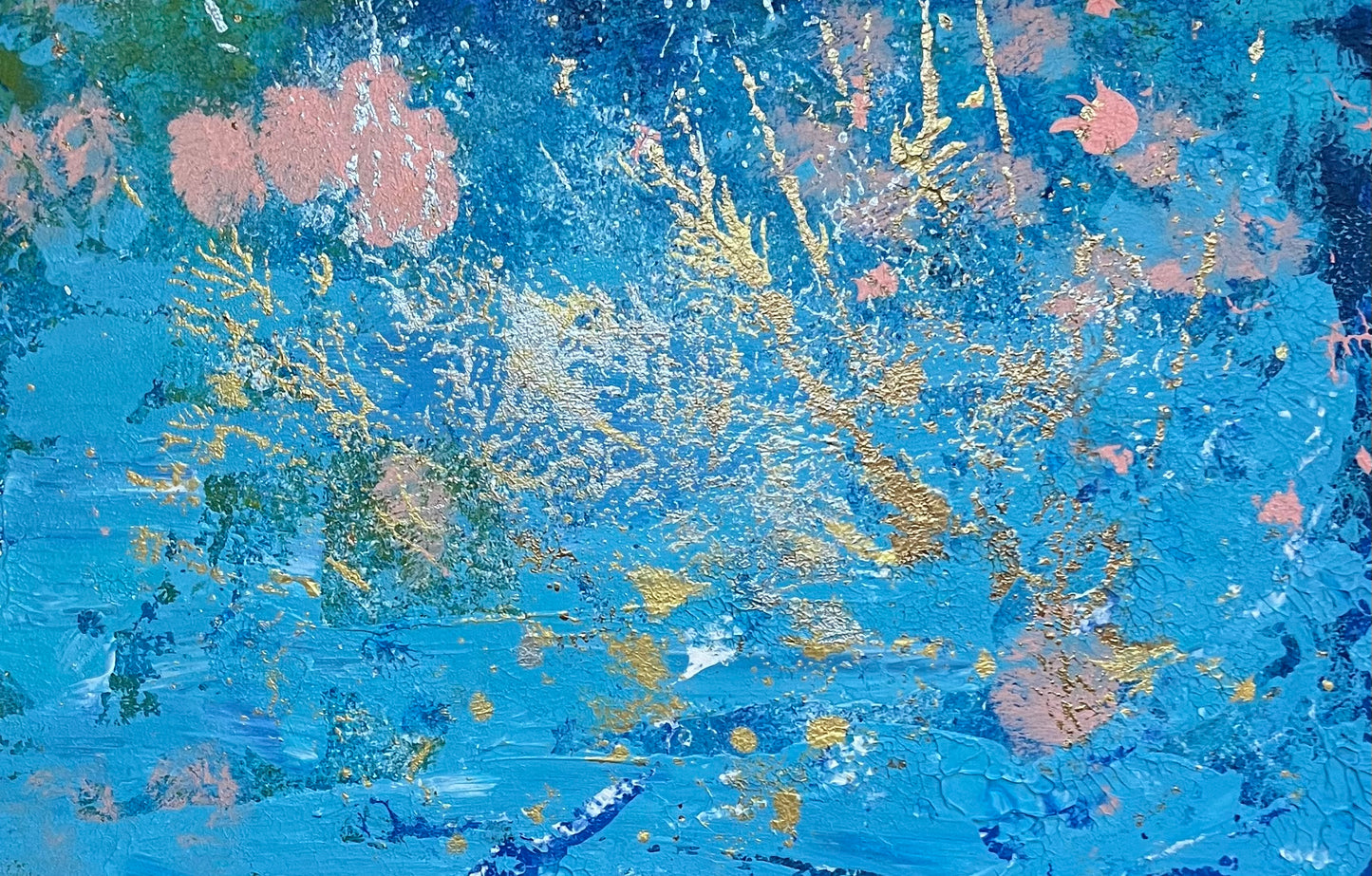 “Dive Right In” original painting on paper