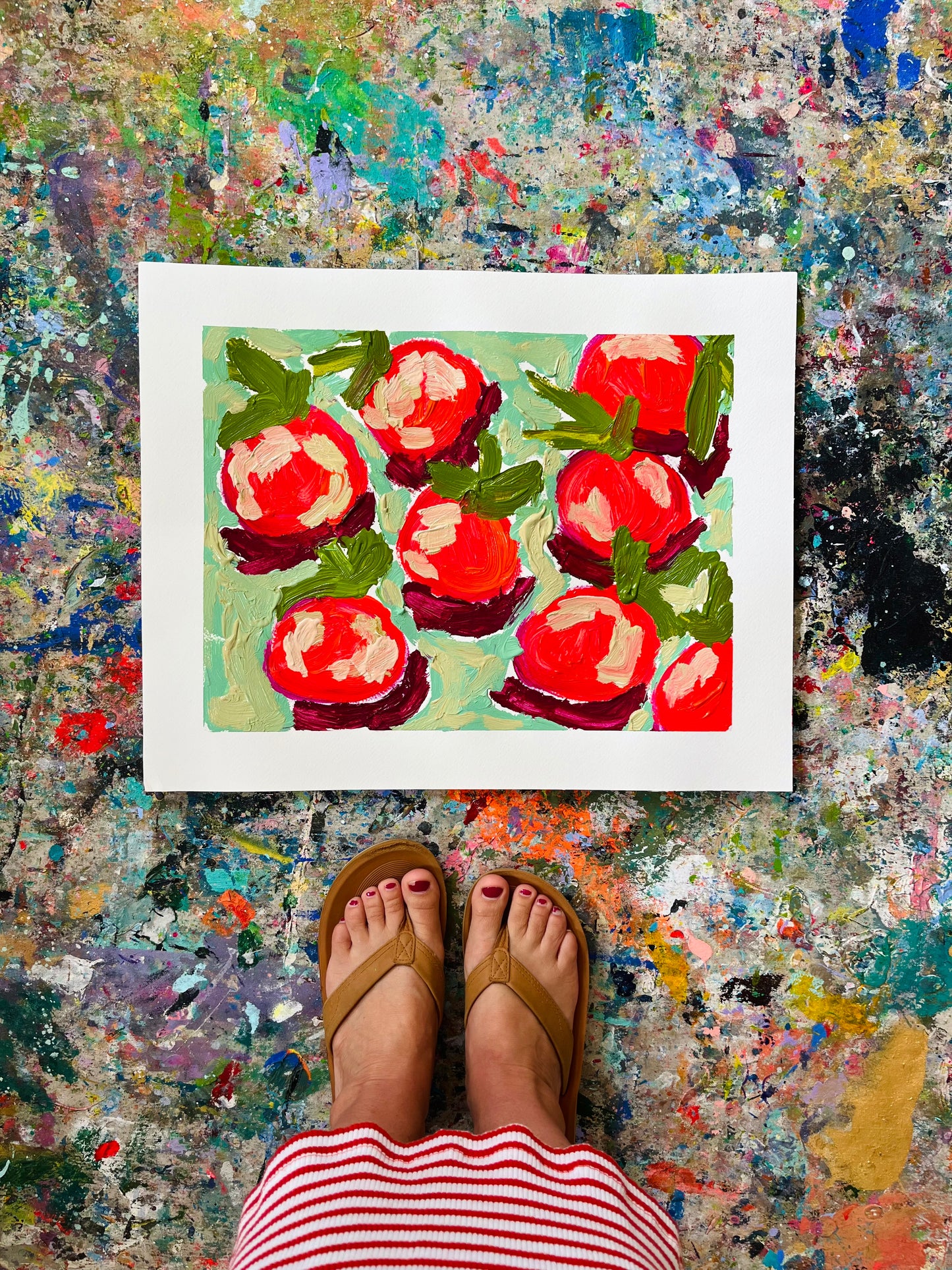 “Summer Dreams” Framed Original Painting