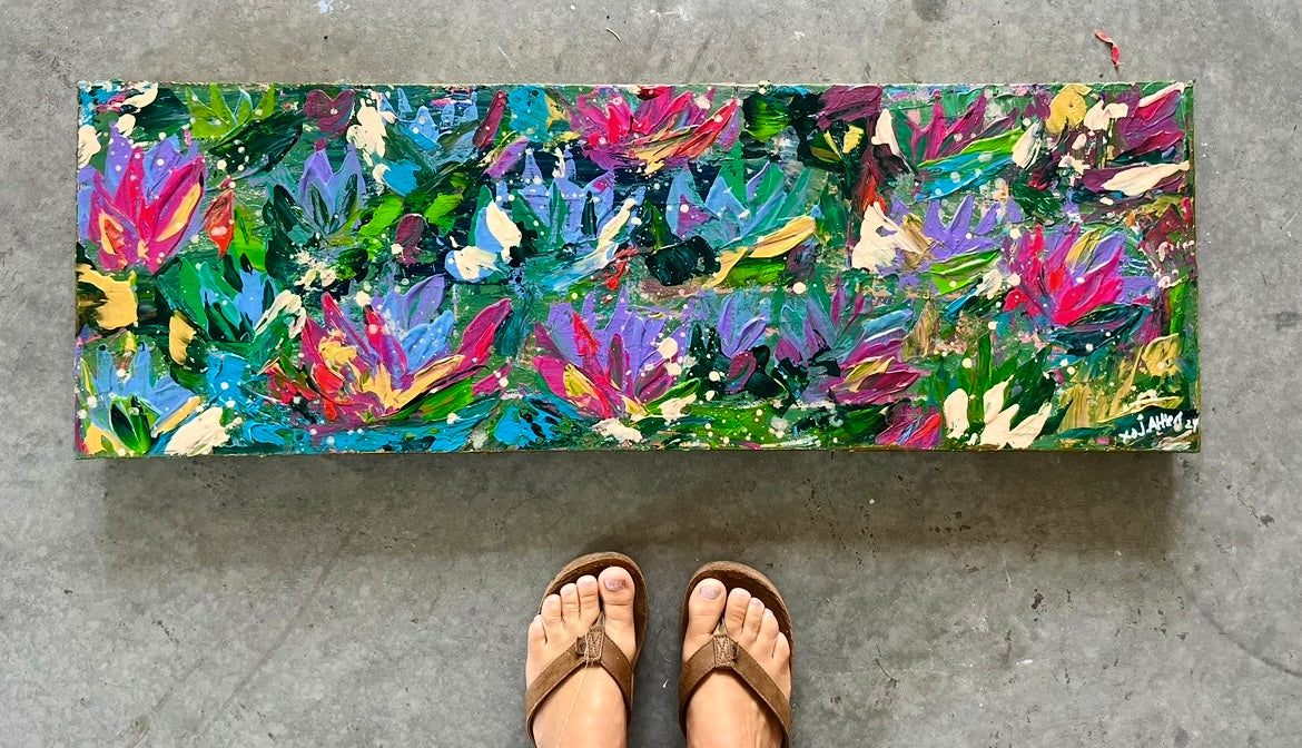 “Gather” Original painting on gallery wrapped canvas