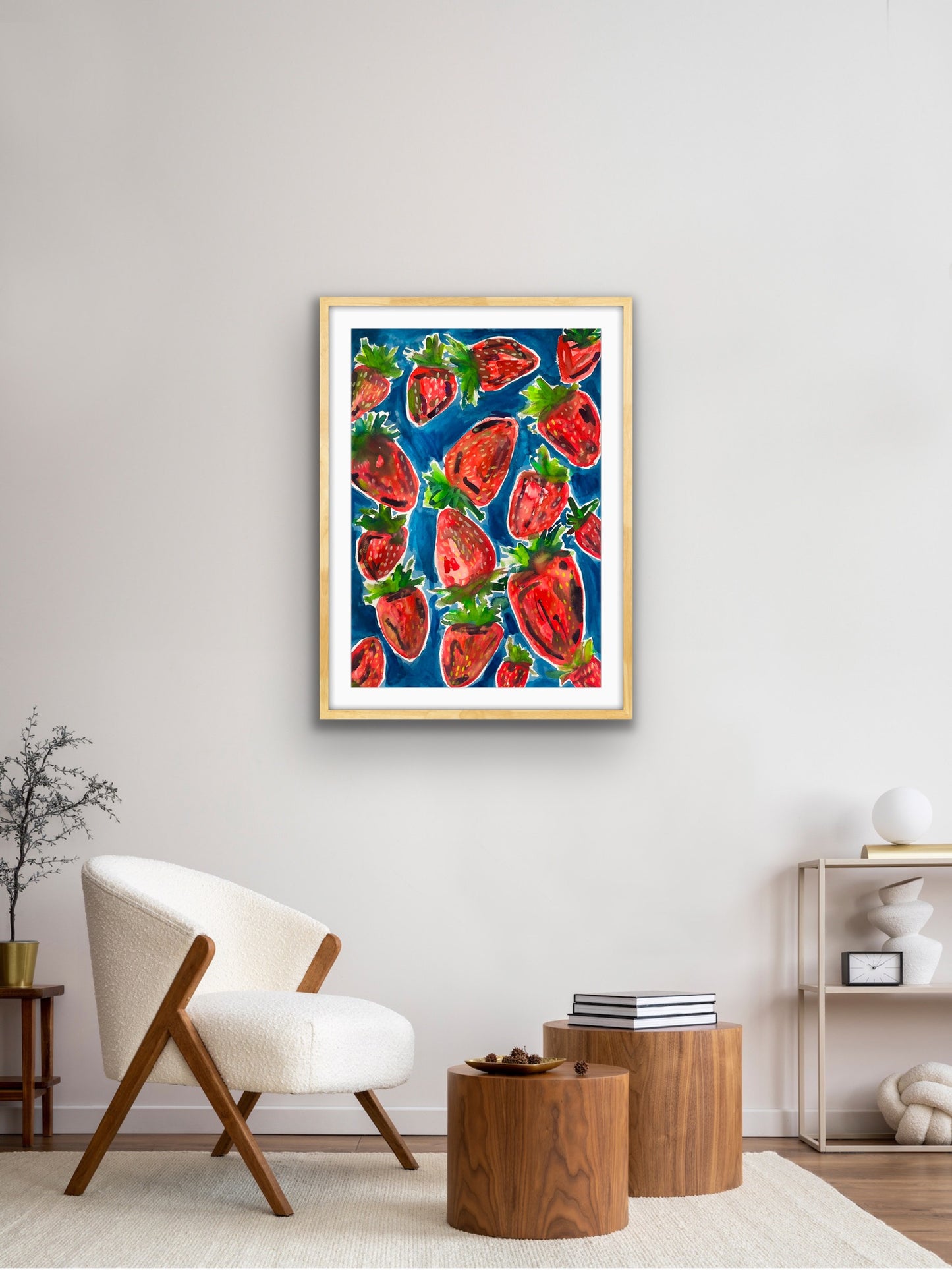 “The Ripe Life” Original Painting on paper (unframed)