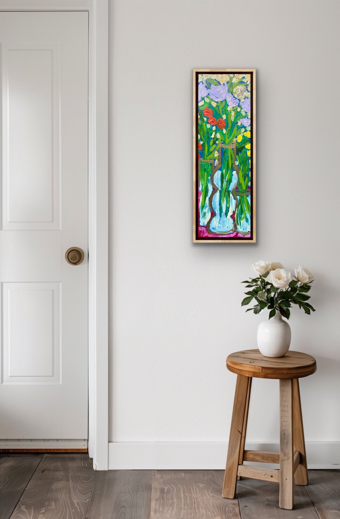 “Make Your Whole Life About Love” original painting on gallery wrapped canvas.