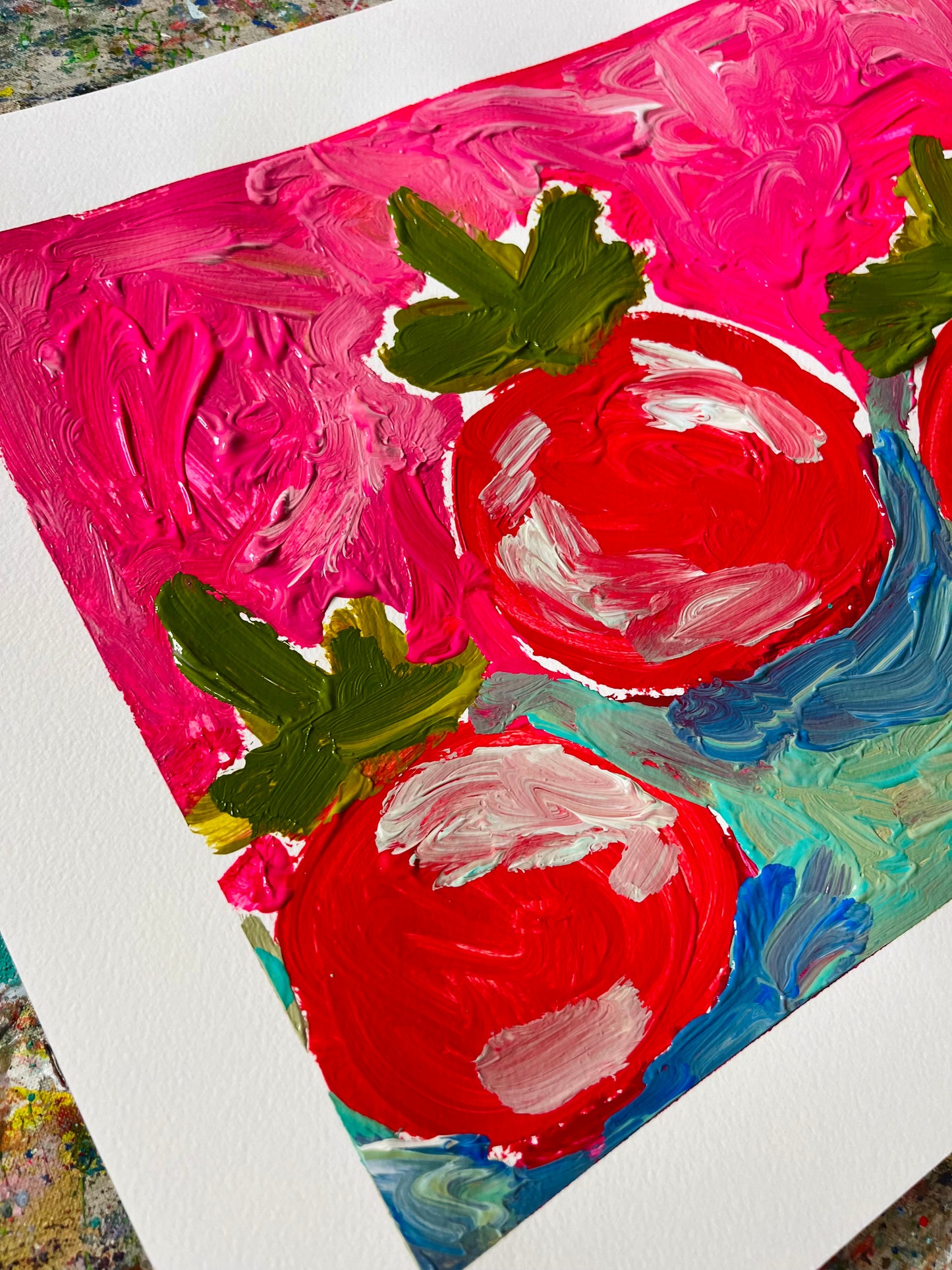 “Tomato Tomato” FRAMED original painting