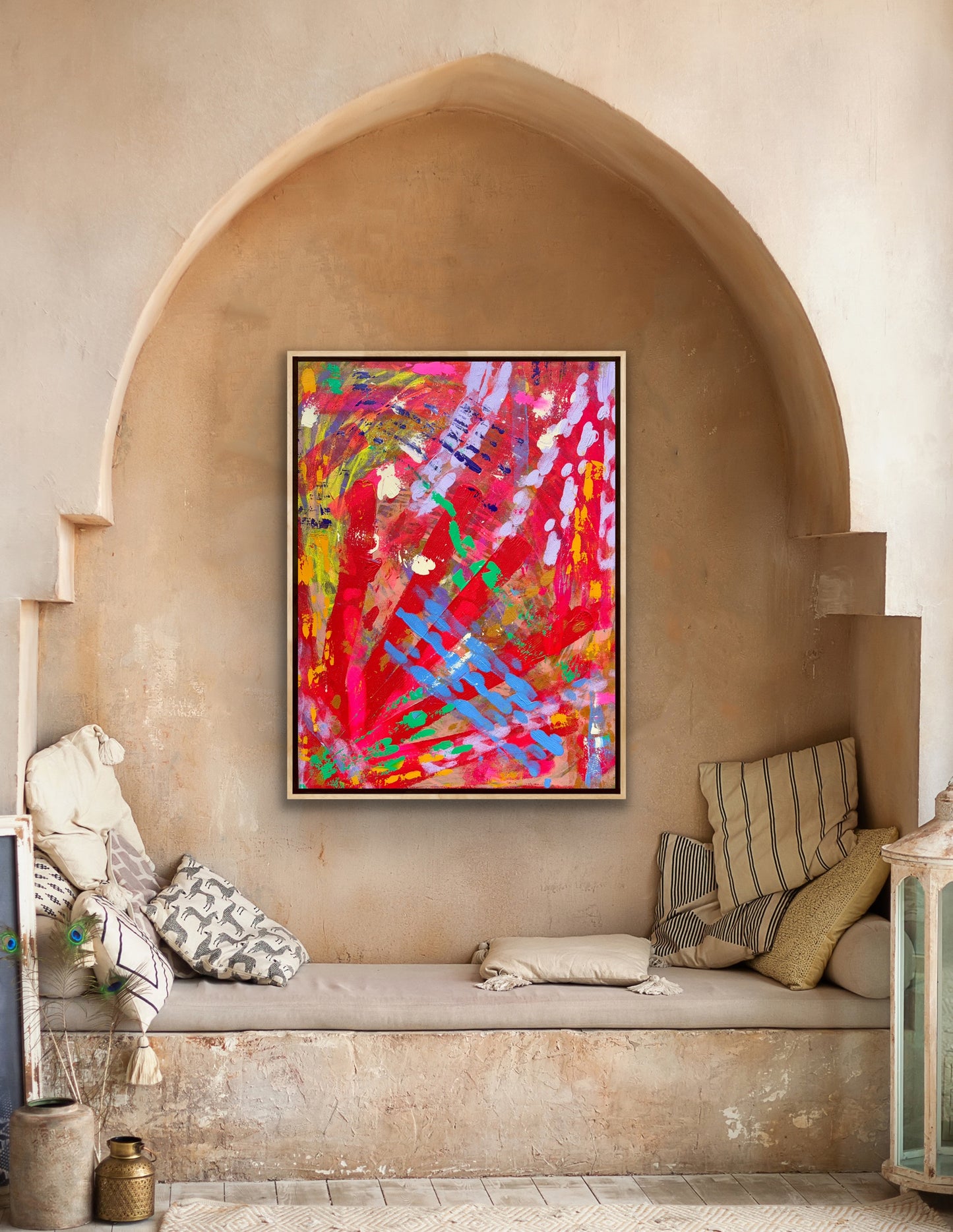 “There is Magic Here” original painting on gallery wrapped canvas