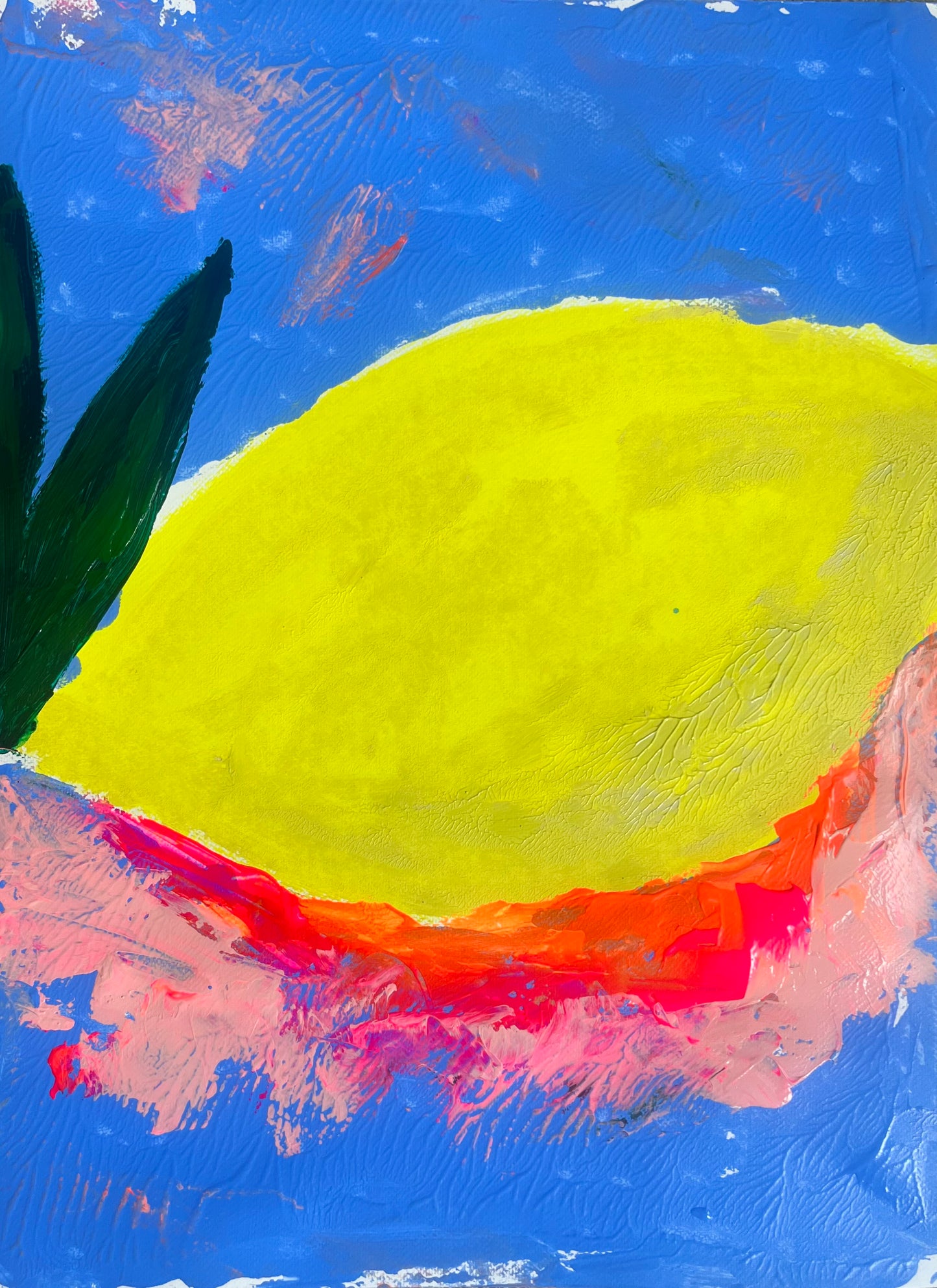 “Look for the Light” Original Acrylic Painting on Paper