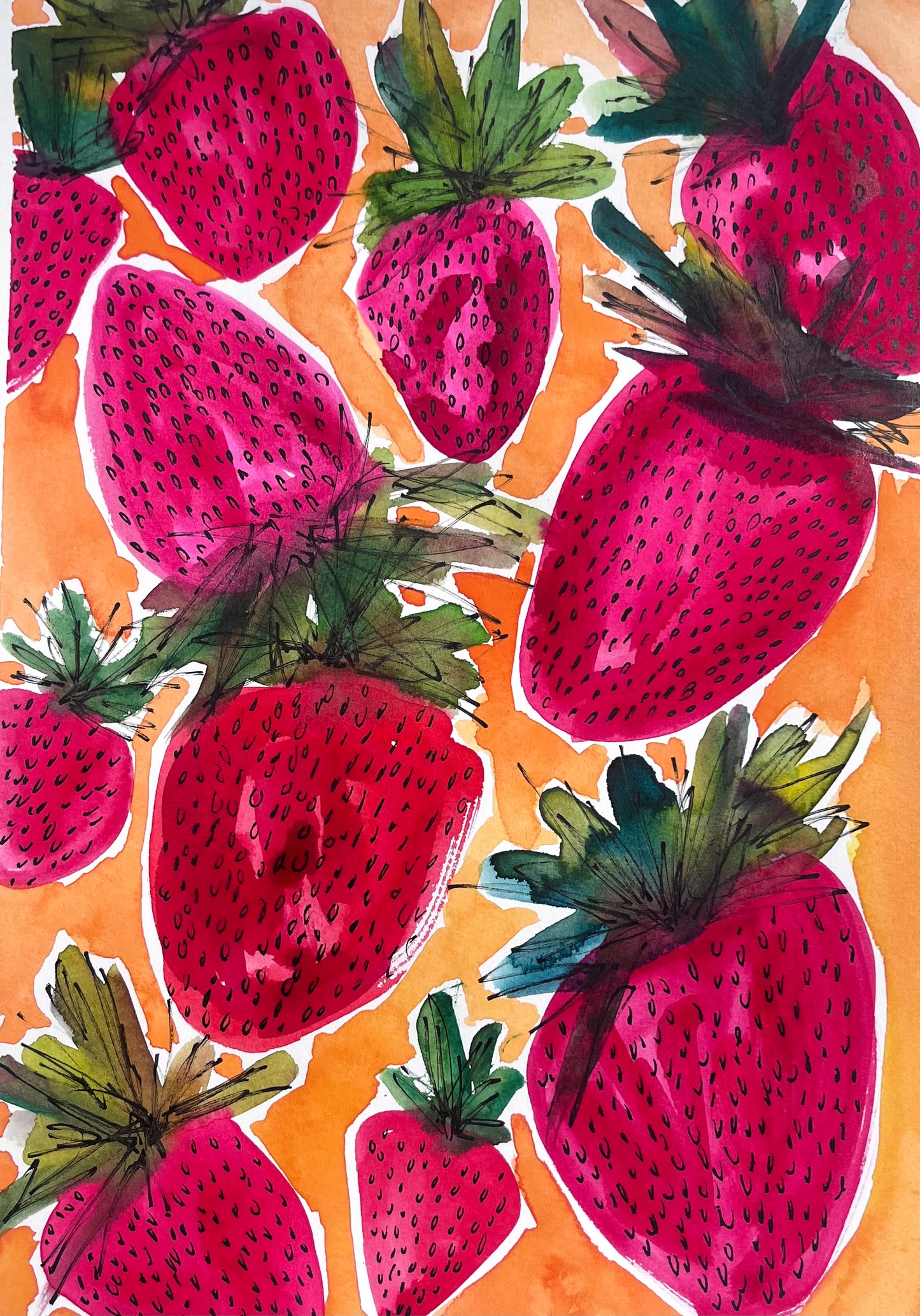 “It’s the Little Things” original watercolor on paper (unframed)