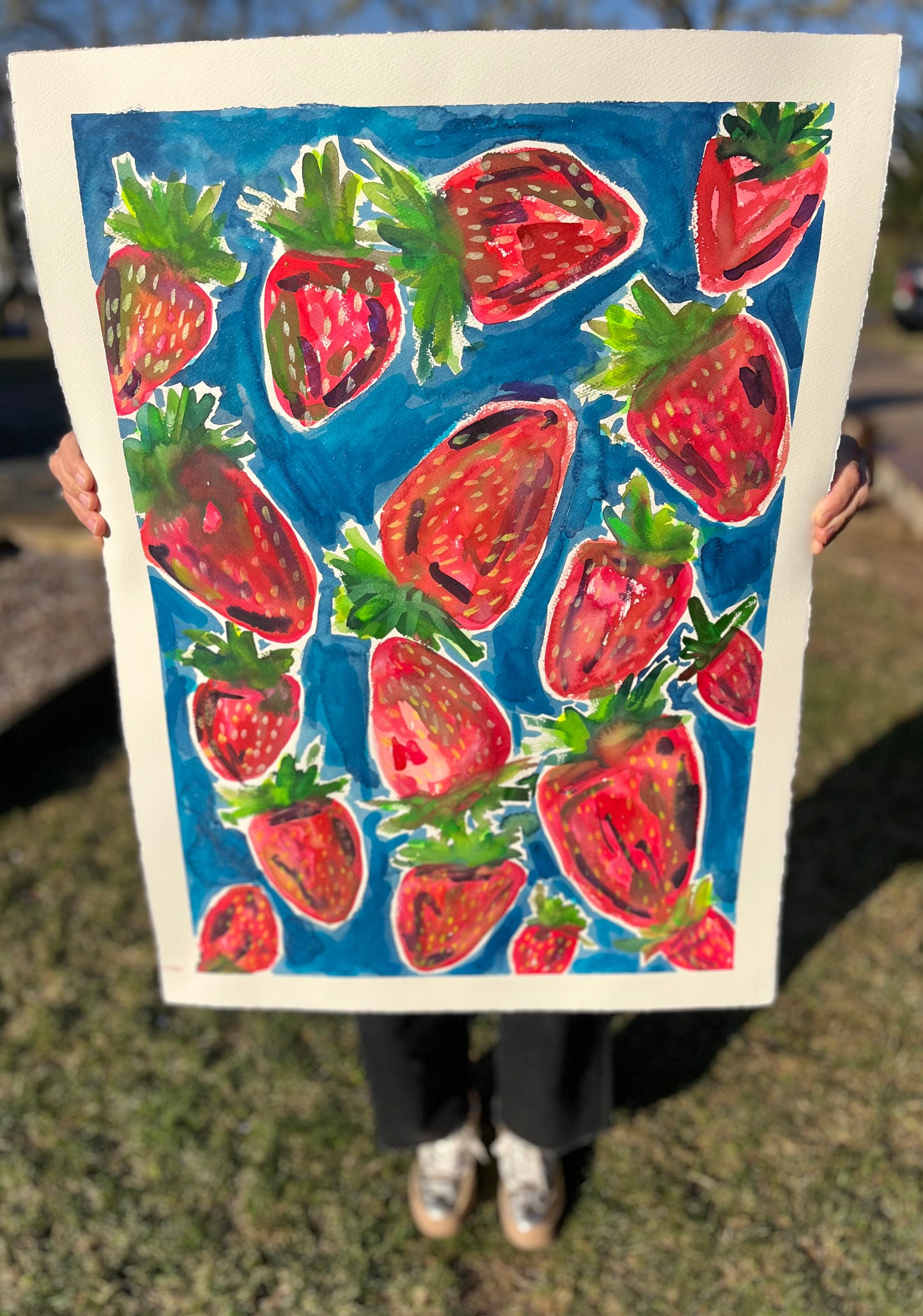 “The Ripe Life” Original Painting on paper (unframed)