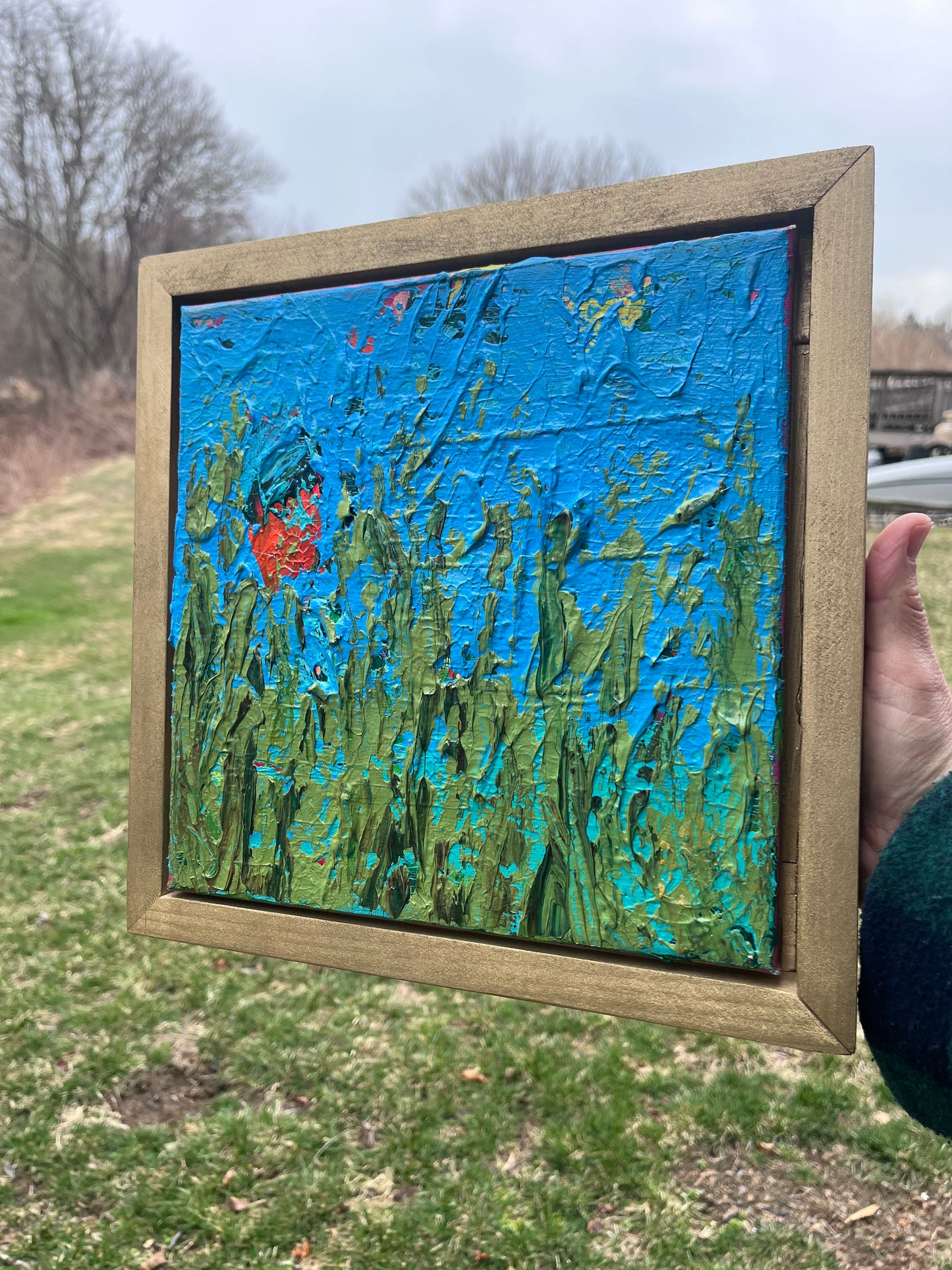“The Light Within Me” Framed Original Painting