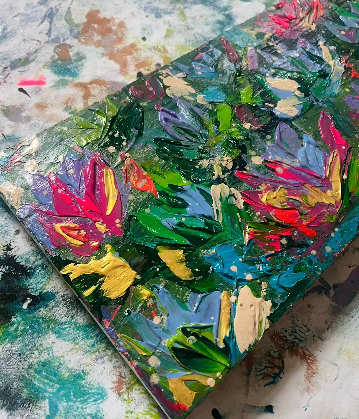 “Gather” Original painting on gallery wrapped canvas