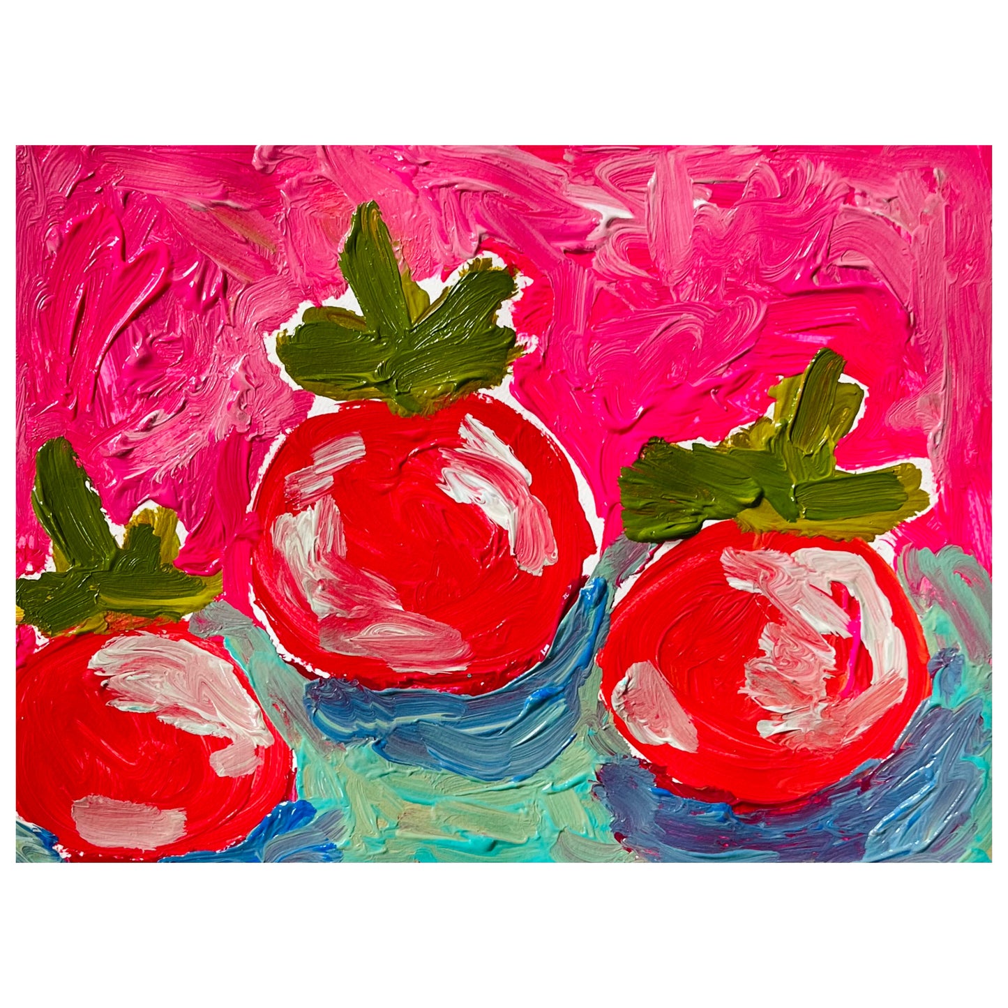 “Tomato Tomato” FRAMED original painting