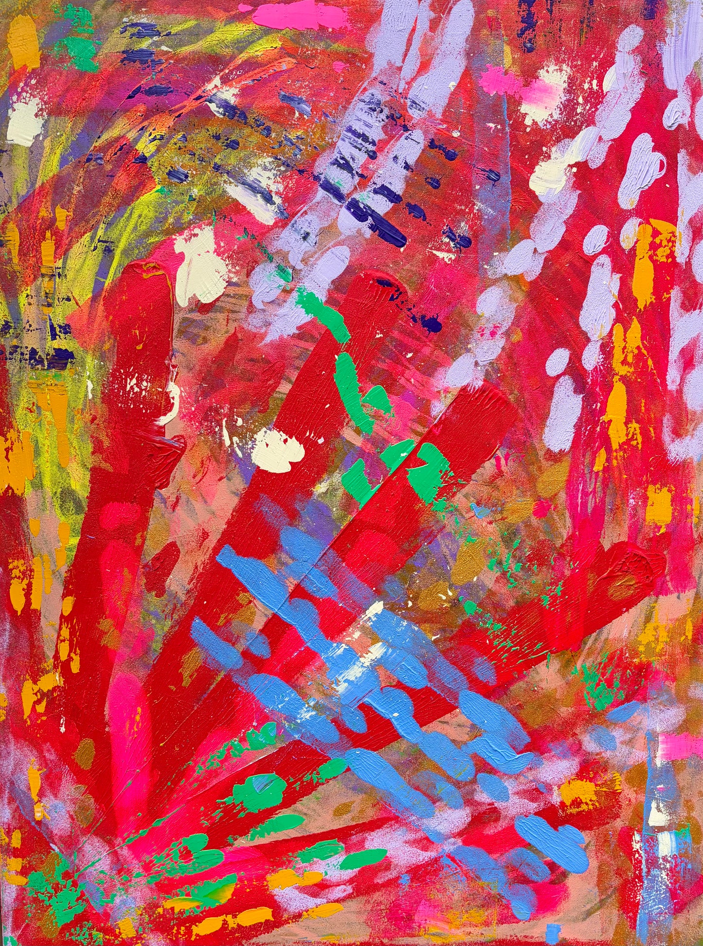 “There is Magic Here” original painting on gallery wrapped canvas