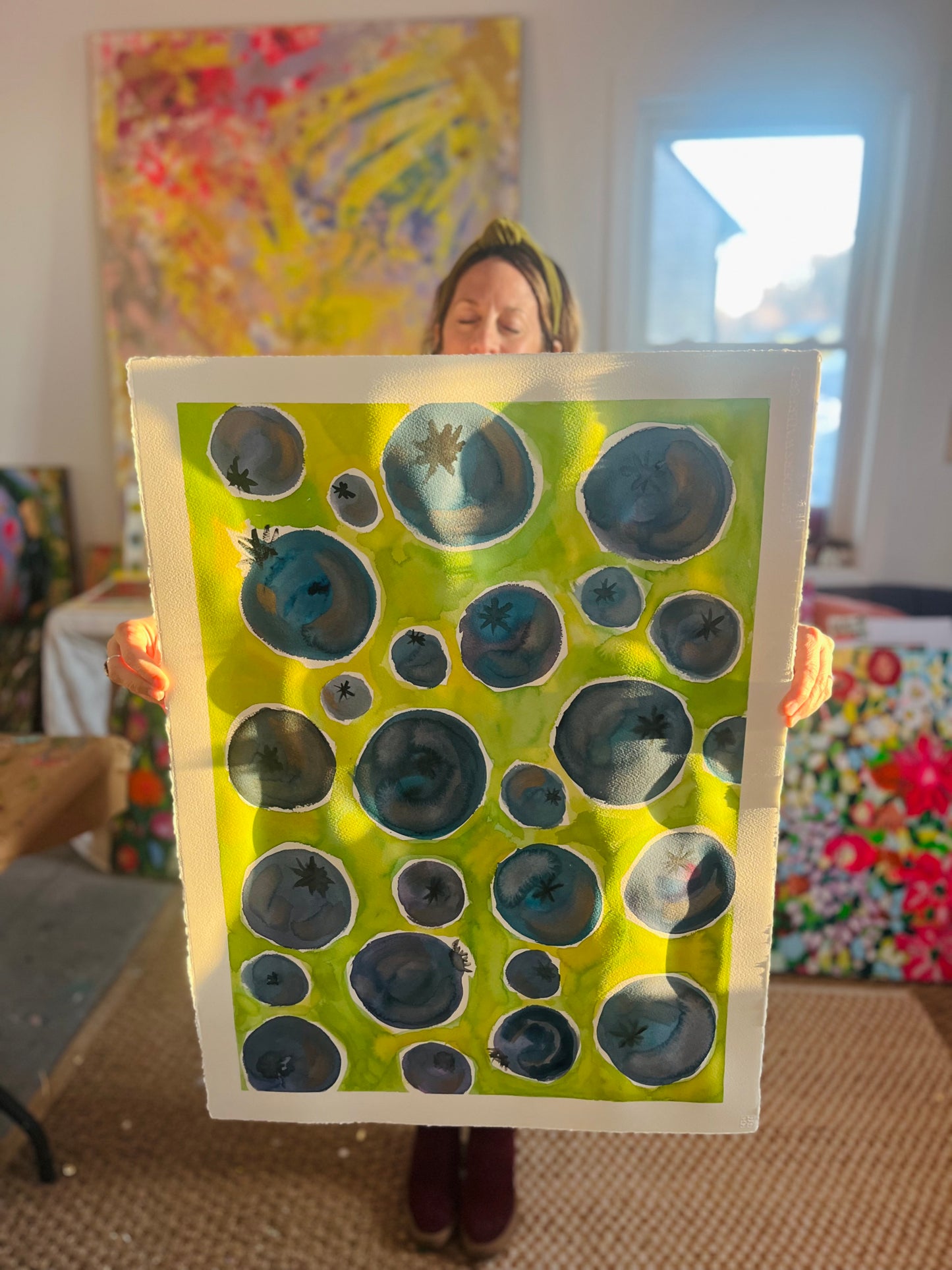 “Larger than Life” original watercolor on paper