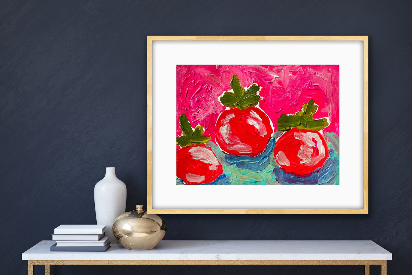 “Tomato Tomato” FRAMED original painting
