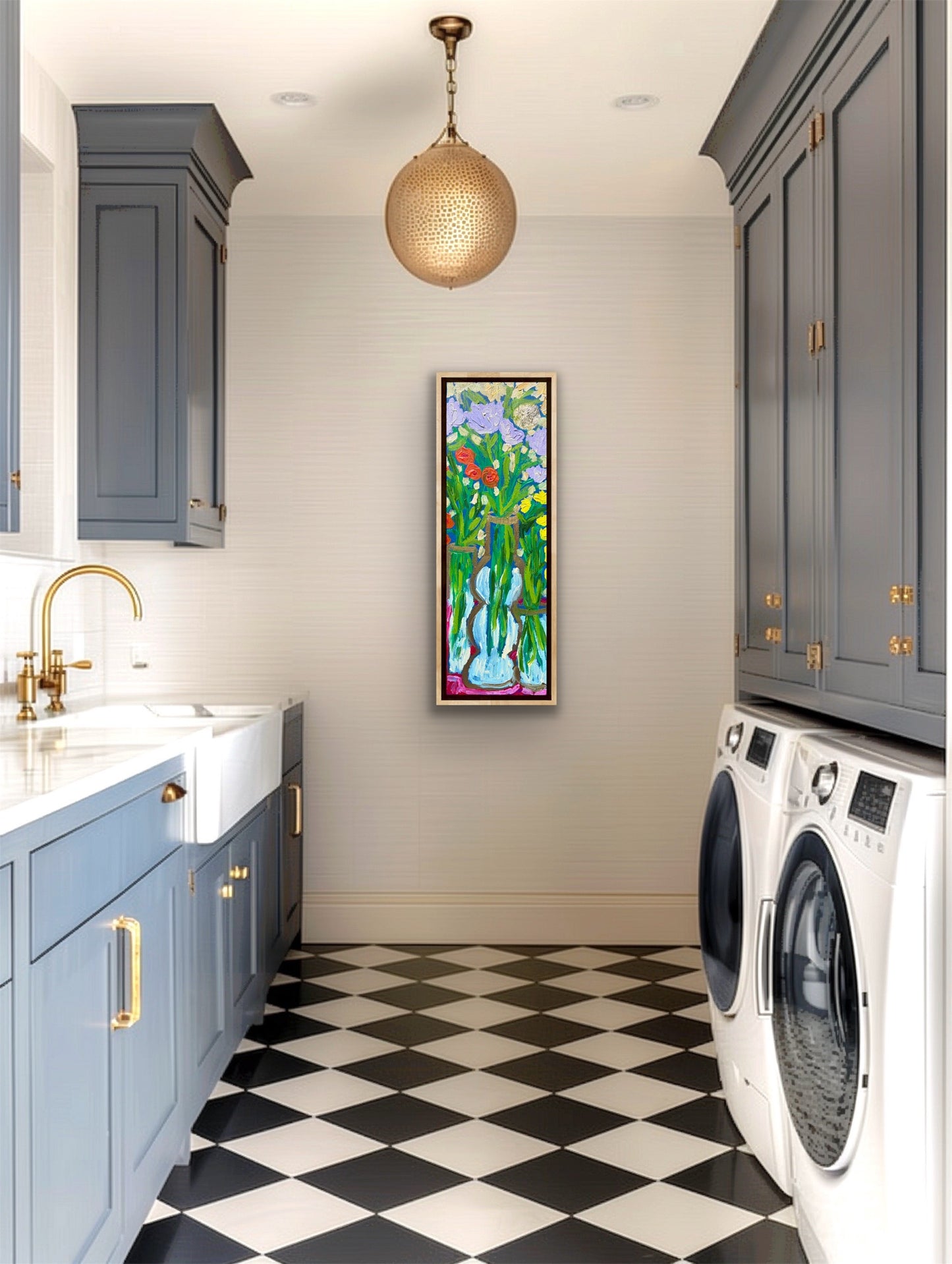 “Make Your Whole Life About Love” original painting on gallery wrapped canvas.