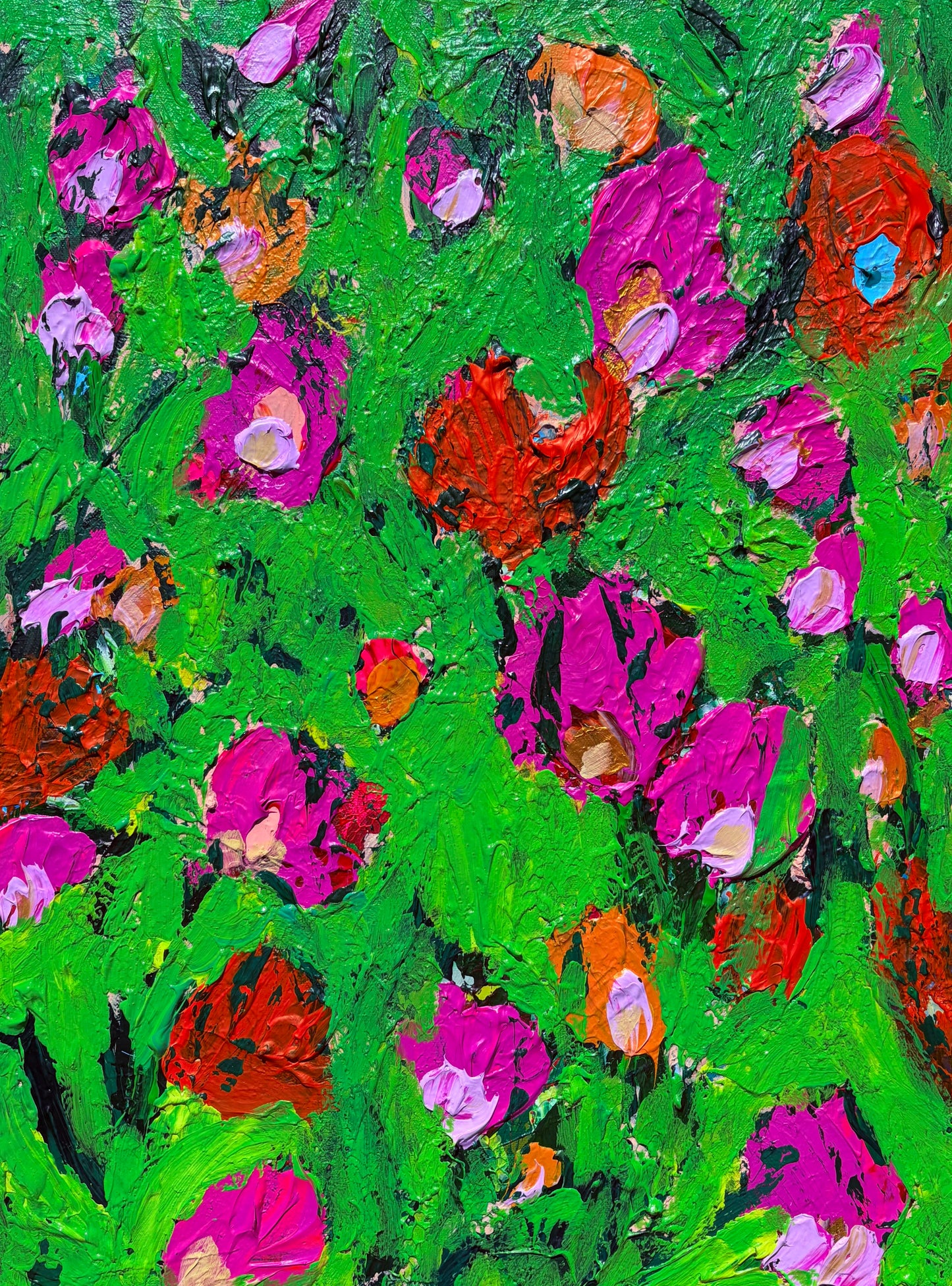 “Flower Dance” Original Painting on canvas