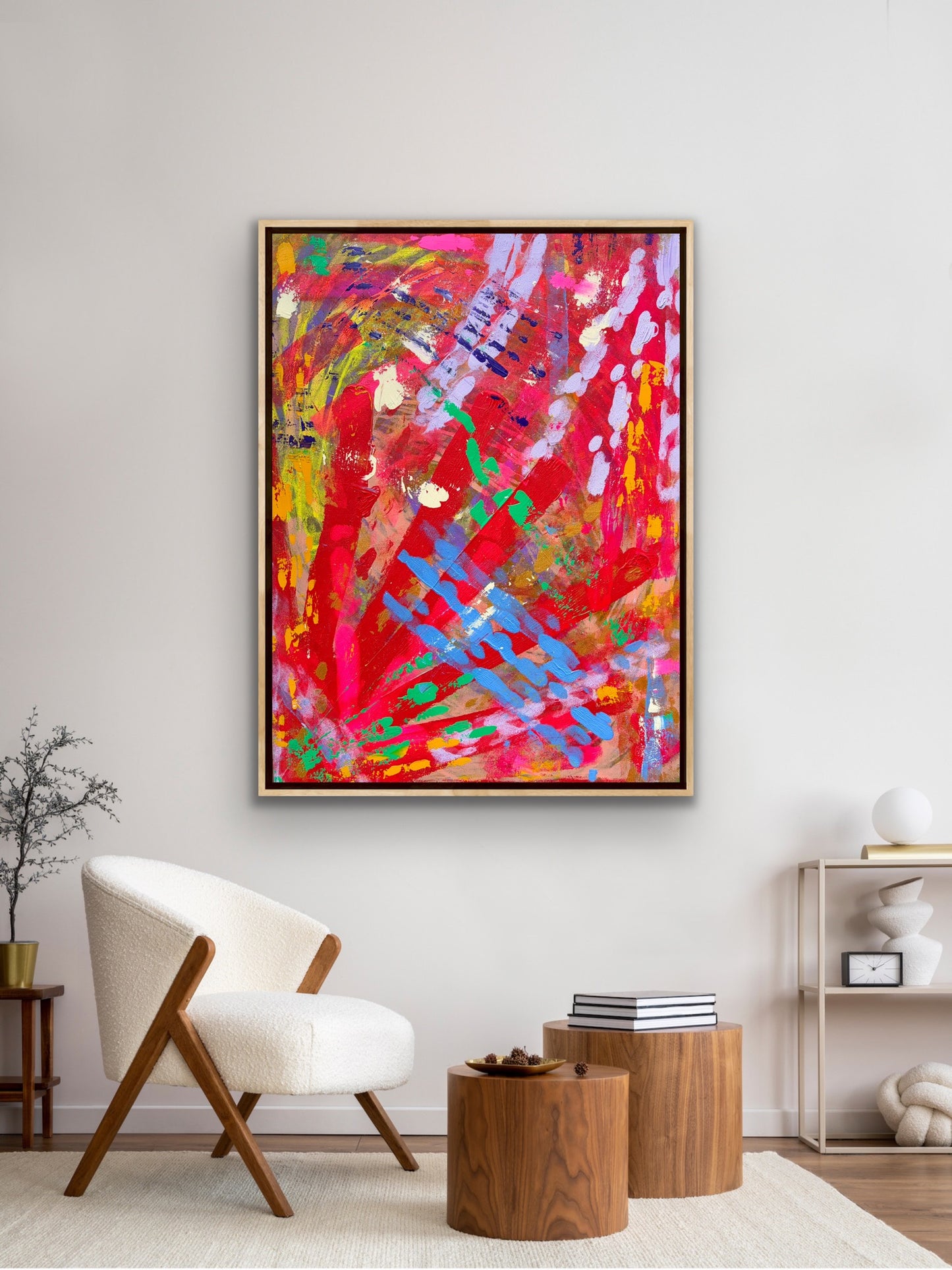 “There is Magic Here” original painting on gallery wrapped canvas