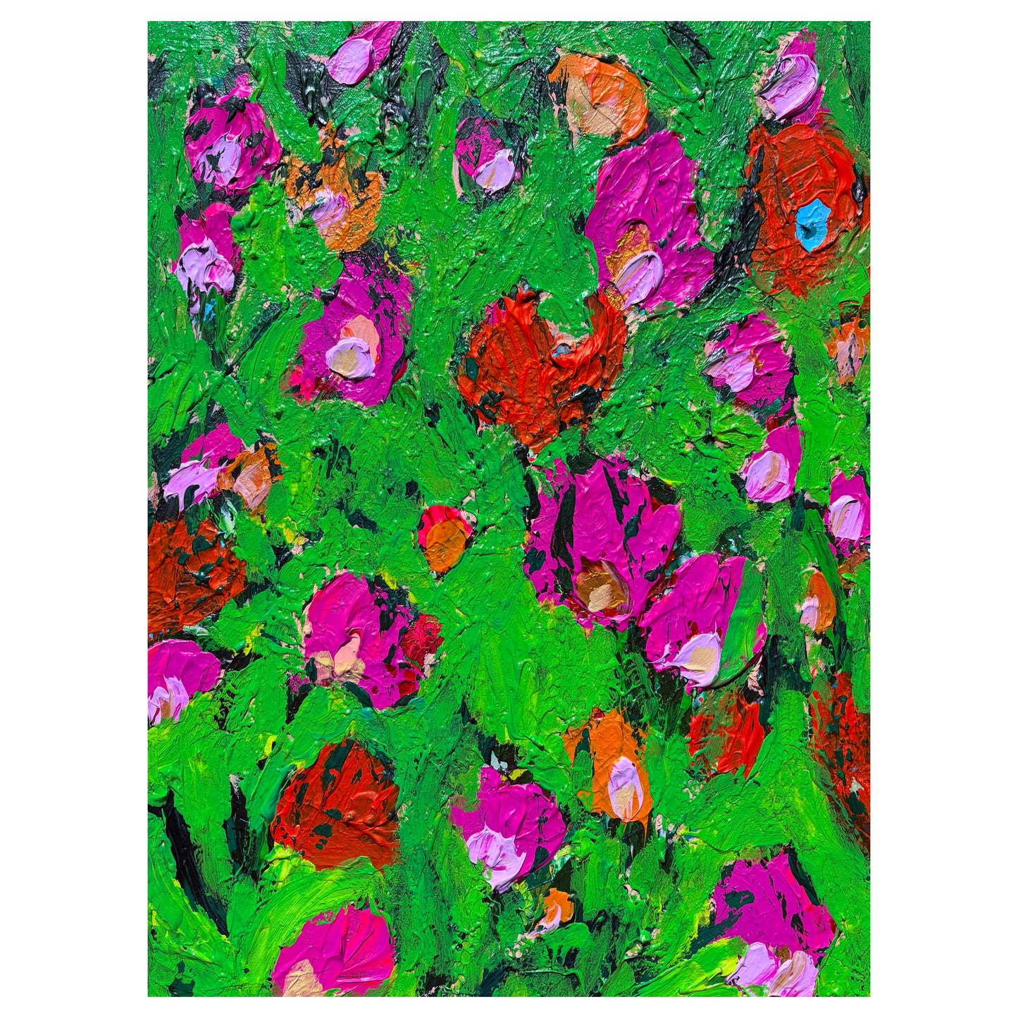 “Flower Dance” Original Painting on canvas