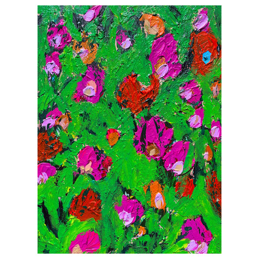 “Flower Dance” Original Painting on canvas