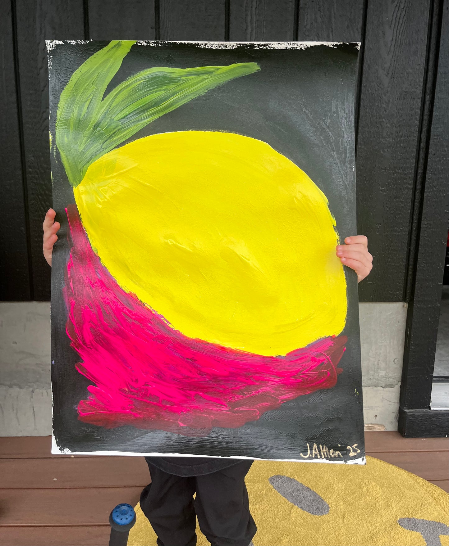 “The Fruitful Darkness” Original painting on paper