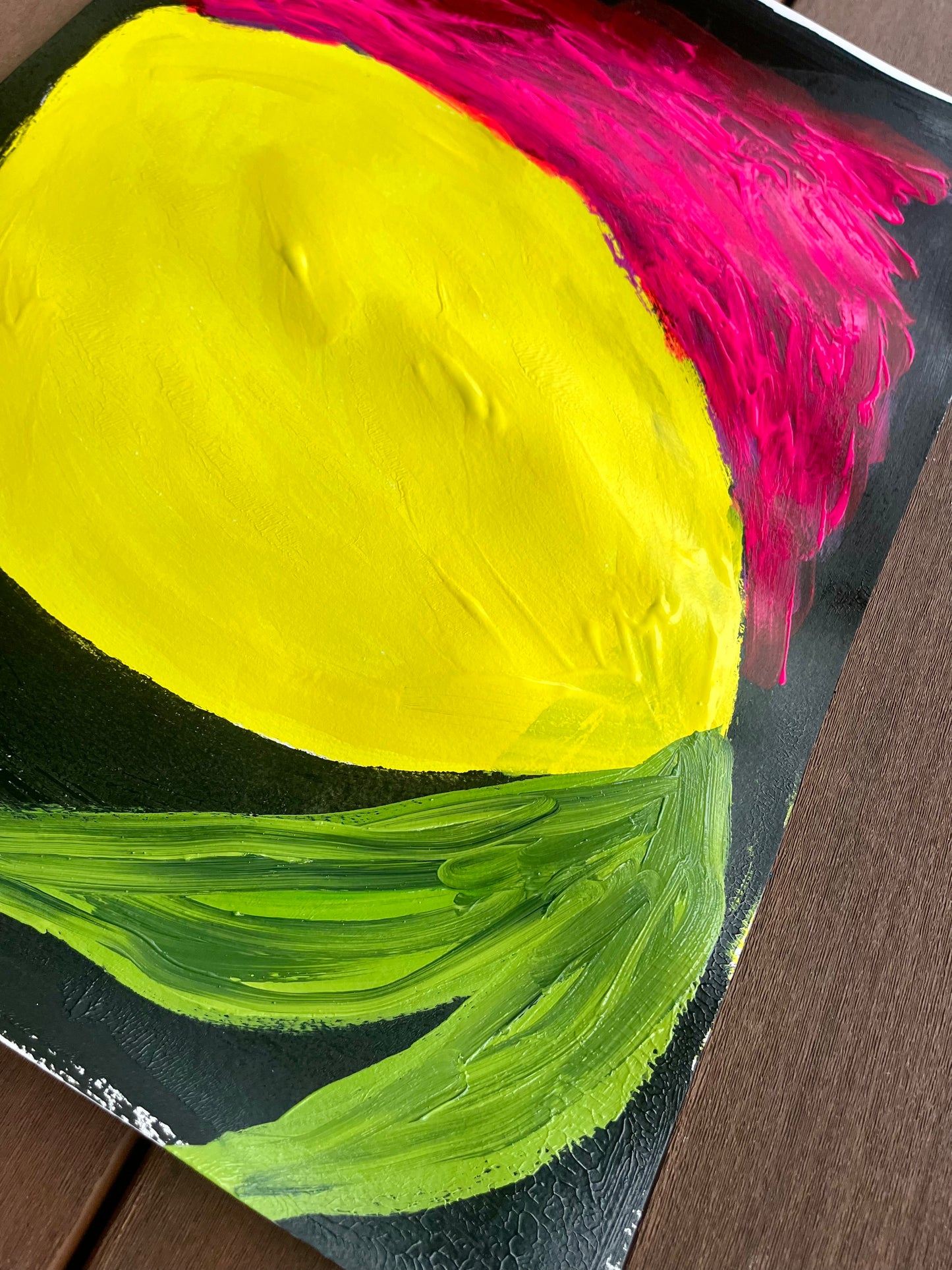 “The Fruitful Darkness” Original painting on paper