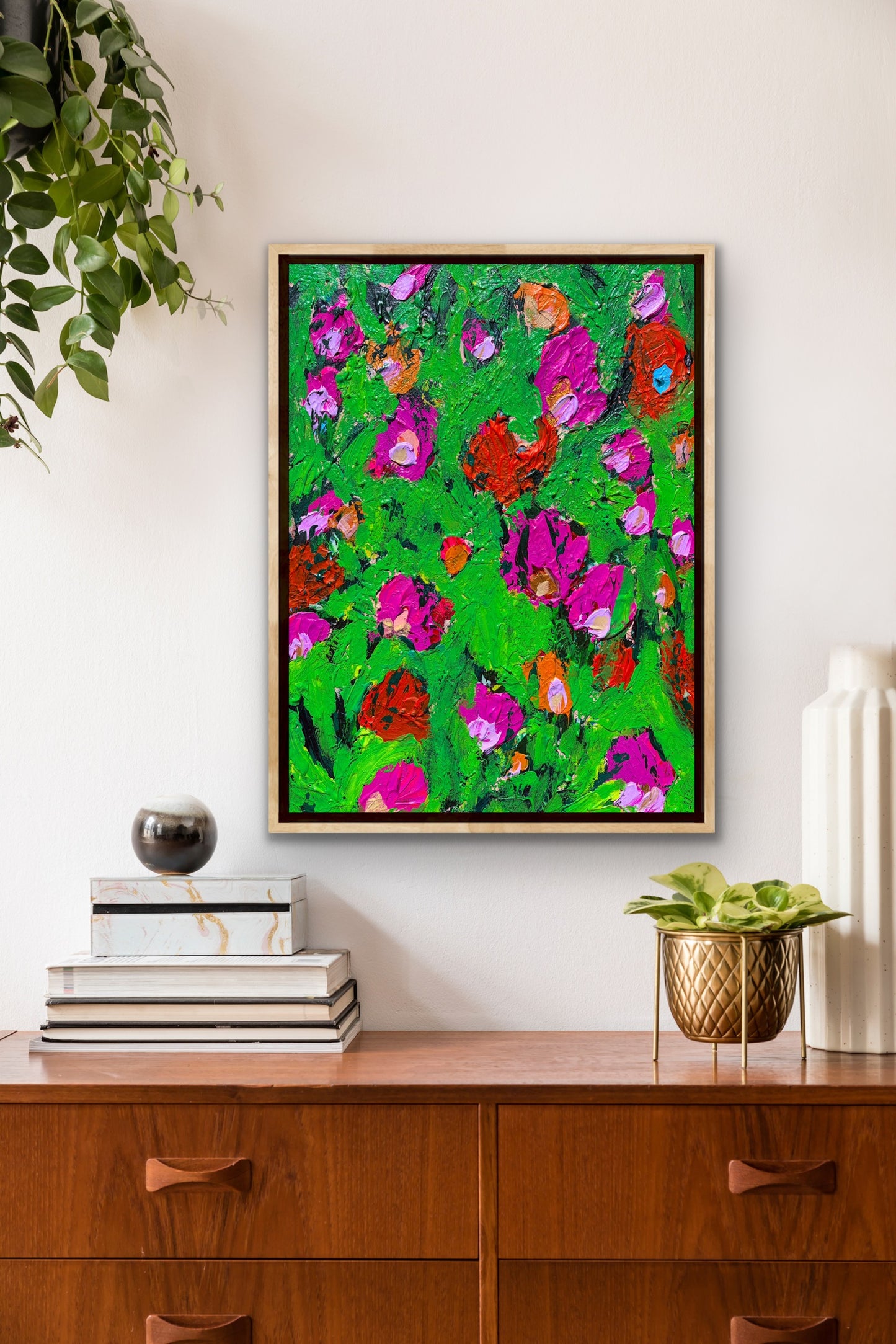 “Flower Dance” Original Painting on canvas