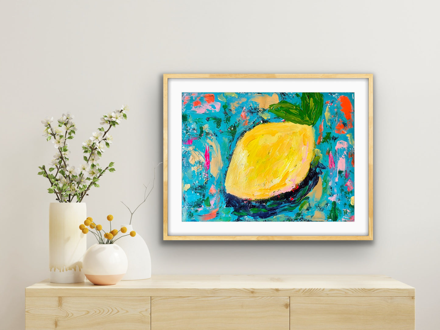 “Insist on Joy” Original Acrylic Painting on Paper