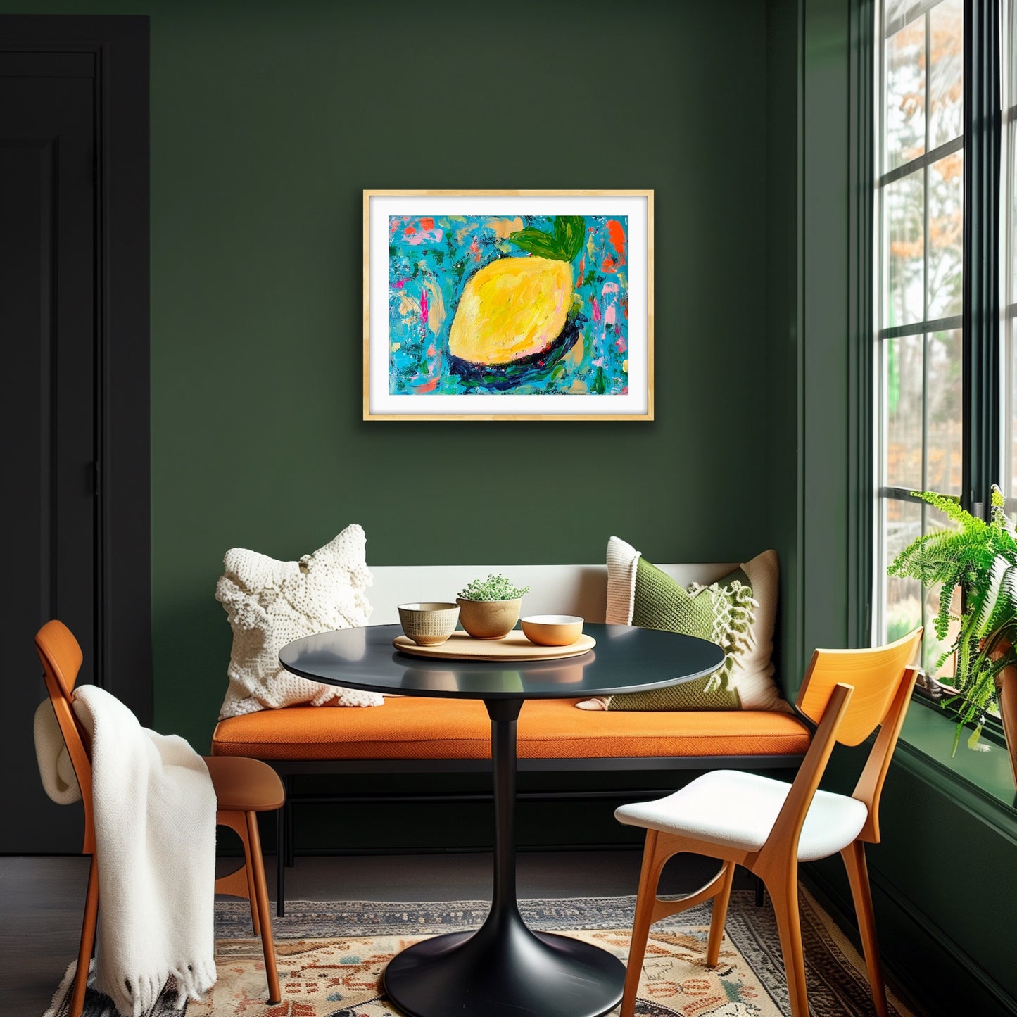 “Insist on Joy” Original Acrylic Painting on Paper