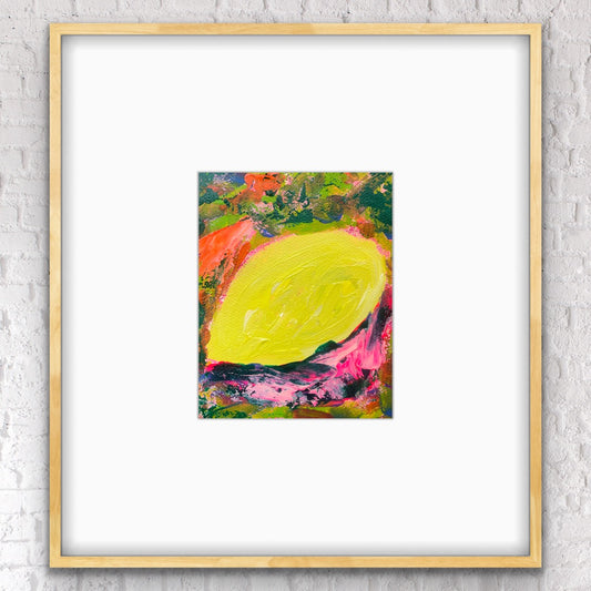 “You Have It All In Your Heart” Original Painting on Paper - Framed