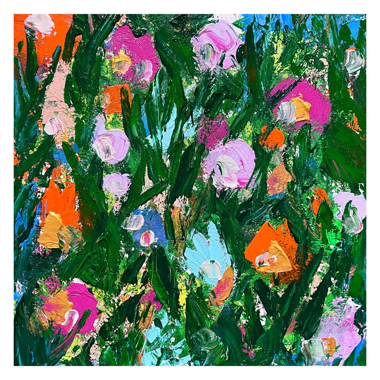 “My Happiness Depends on Me” original painting on canvas