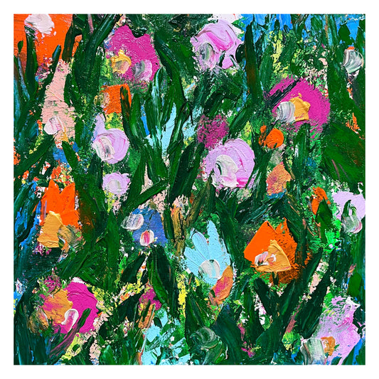 “My Happiness Depends on Me” original painting on canvas