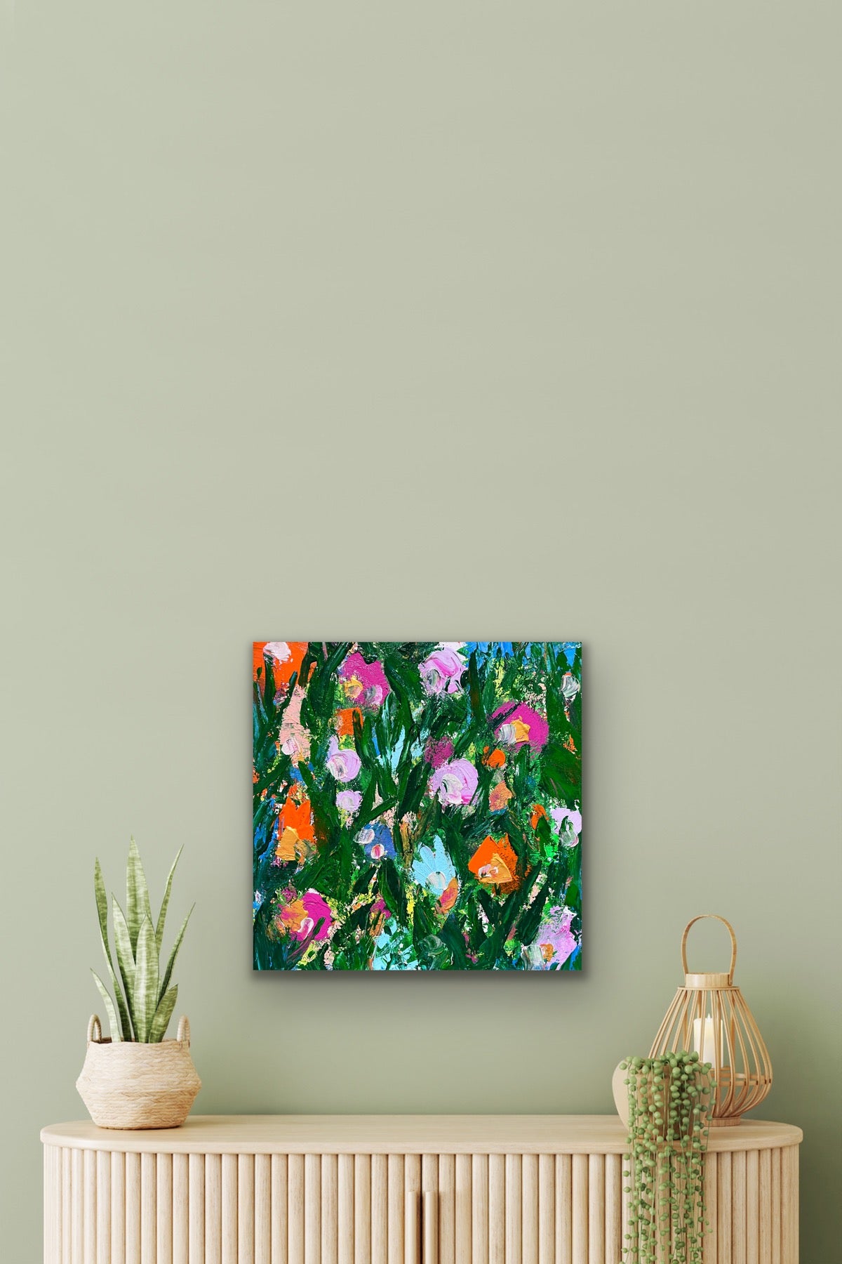 “My Happiness Depends on Me” original painting on canvas