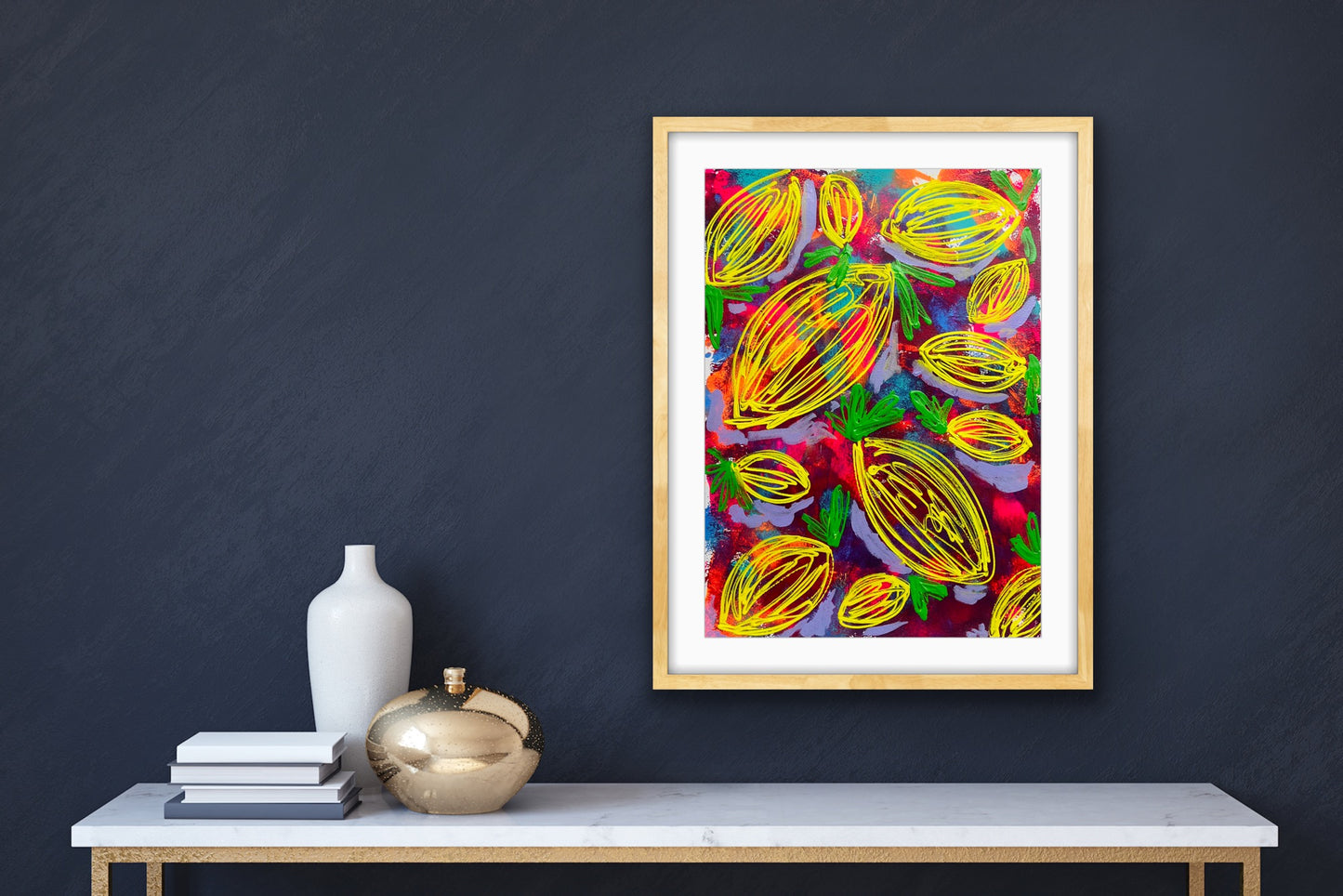 “The Dance Of Life” original painting on paper unframed