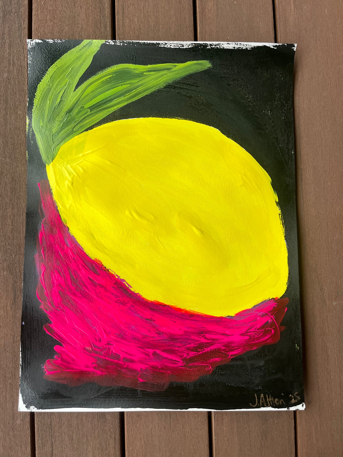 “The Fruitful Darkness” Original painting on paper