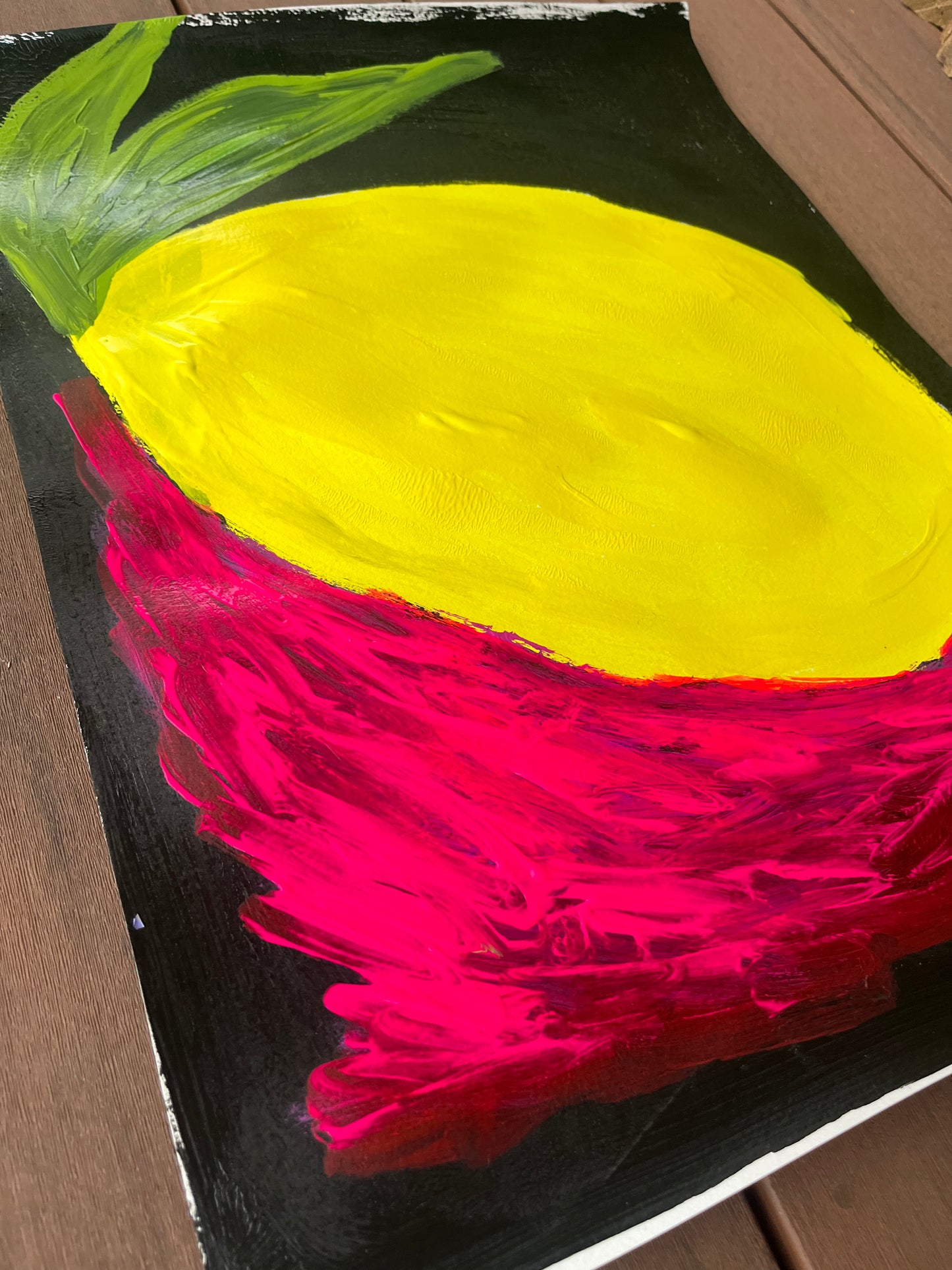 “The Fruitful Darkness” Original painting on paper