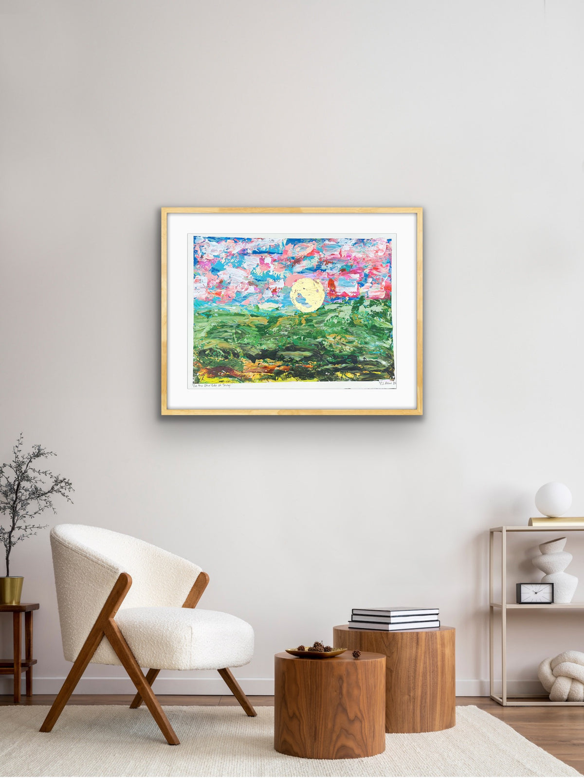 “On the Other Side of Things” original painting on paper (unframed)