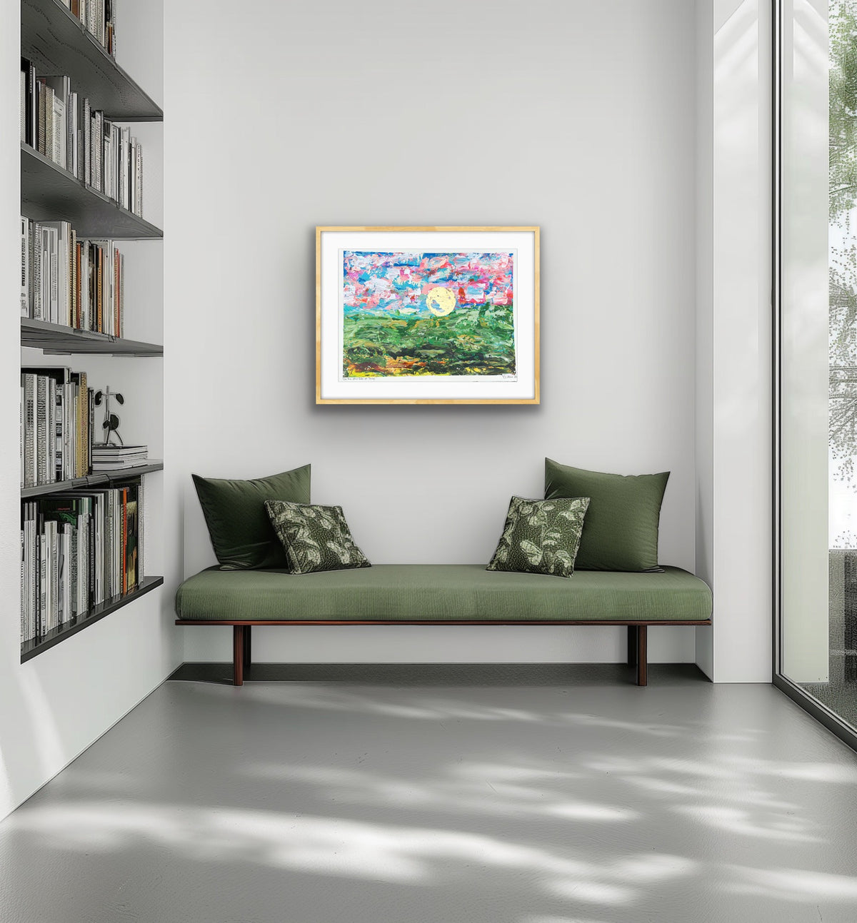“On the Other Side of Things” original painting on paper (unframed)