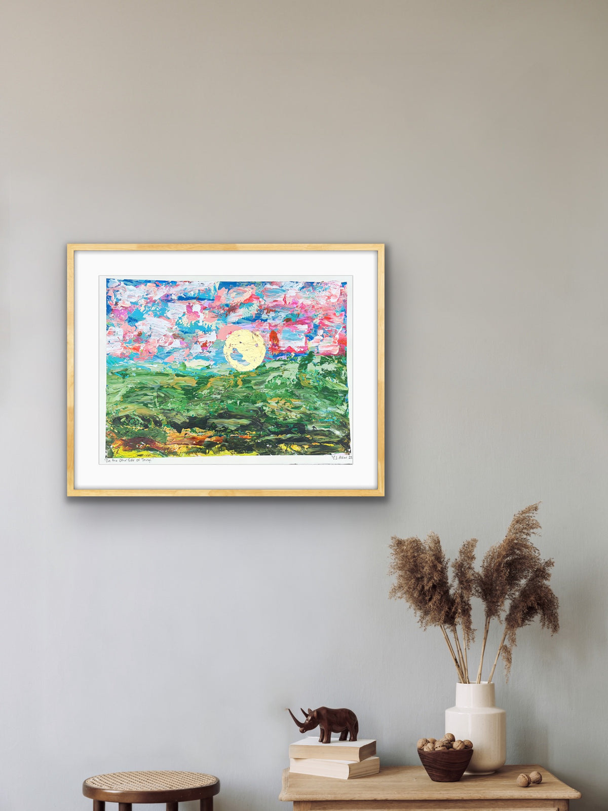 “On the Other Side of Things” original painting on paper (unframed)