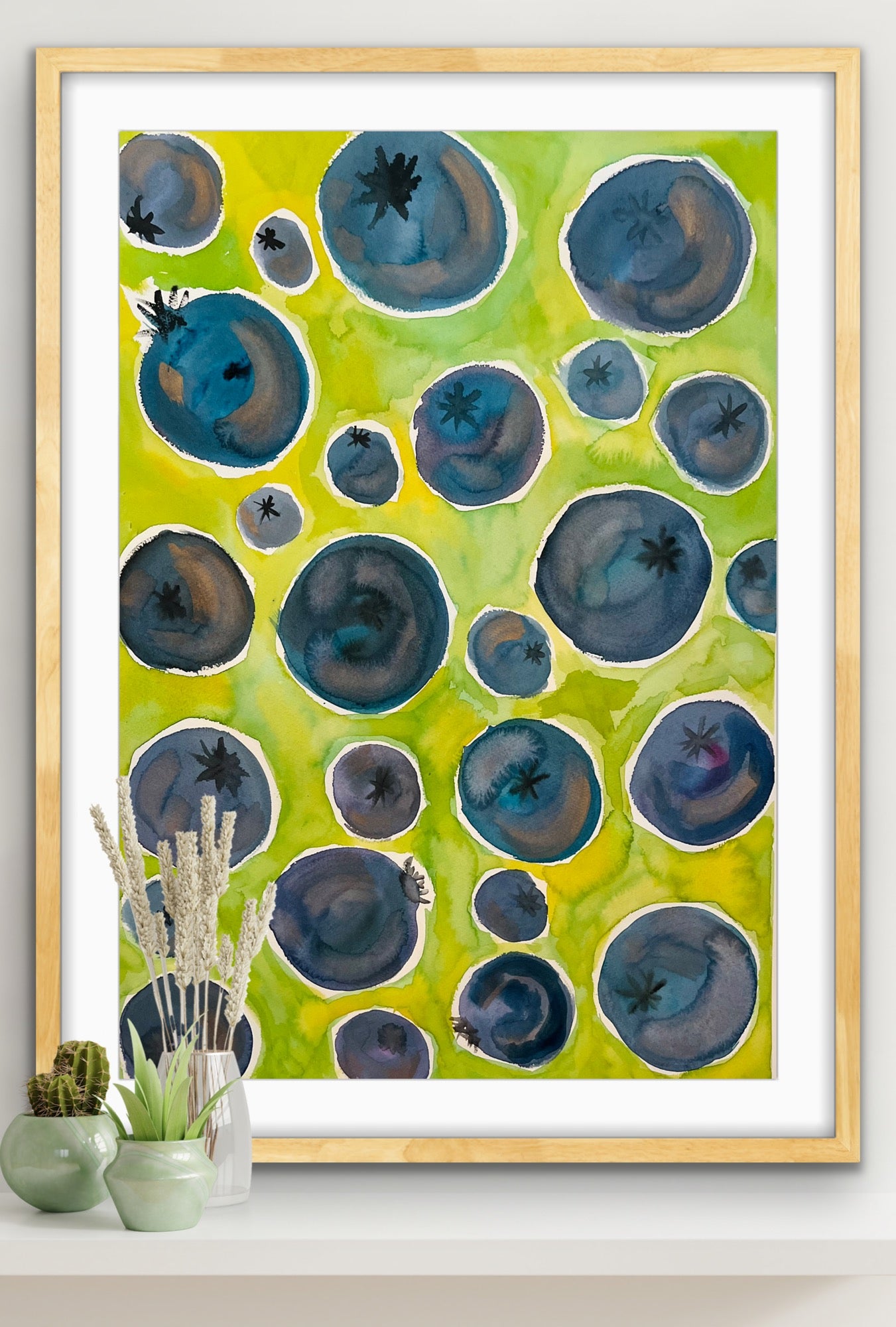 “Larger than Life” original watercolor on paper