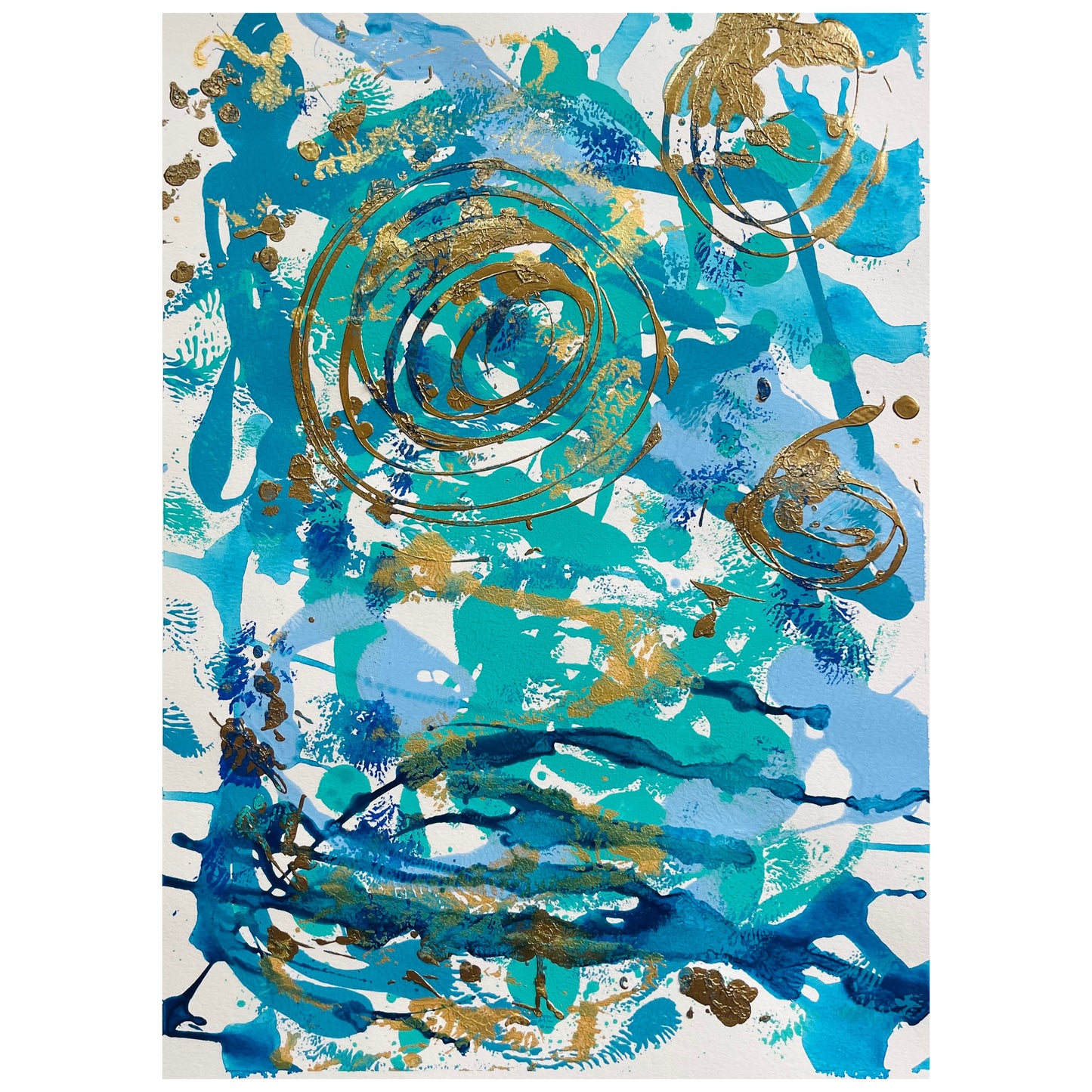 “Force of Love” Original Painting on paper (unframed)