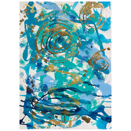 “Force of Love” Original Painting on paper (unframed)