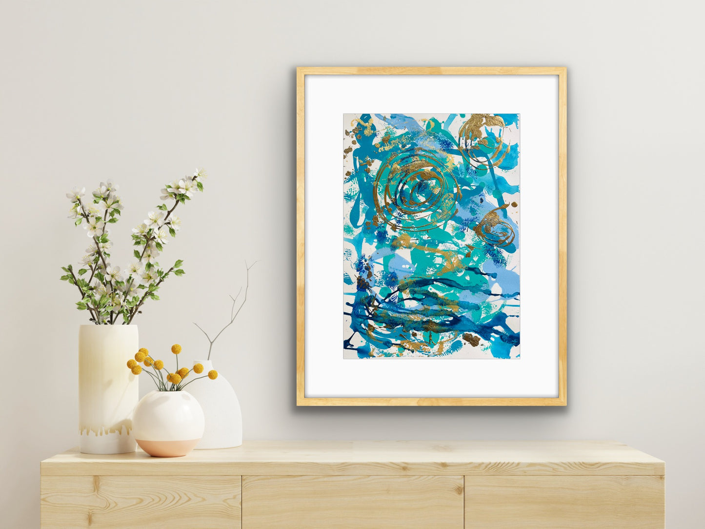 “Force of Love” Original Painting on paper (unframed)